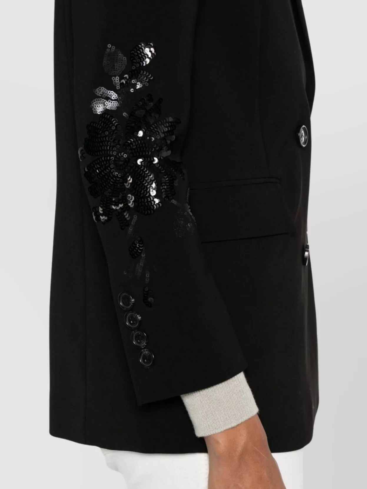 Ermanno Firenze Stylish Jacket With Unique Sleeve Design