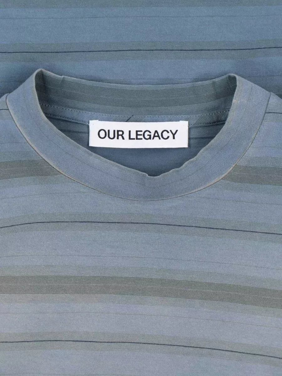Our Legacy Crew Neck Long Sleeve Striped T Shirt