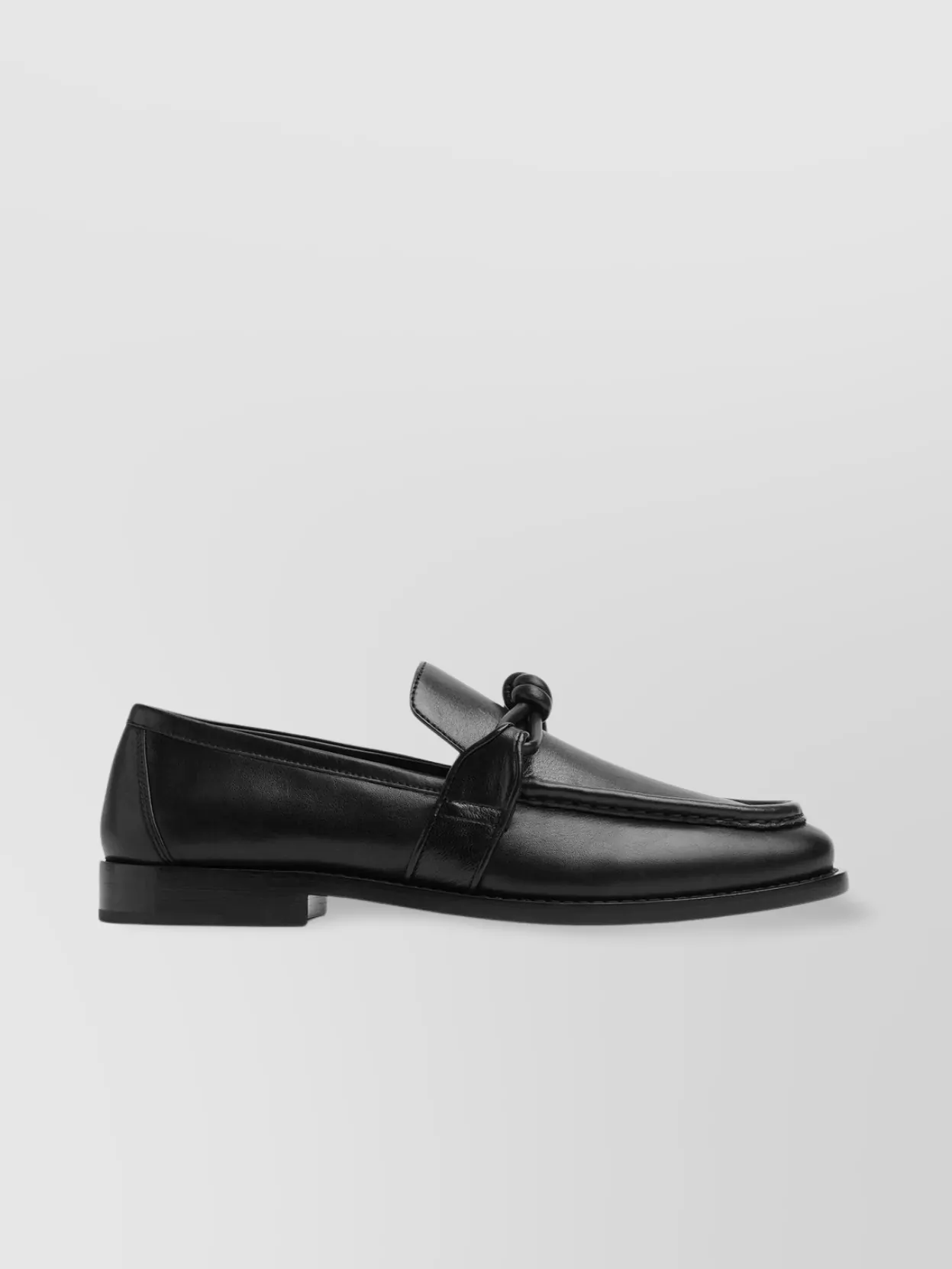 Bottega Veneta Leather Knot Detail Loafers