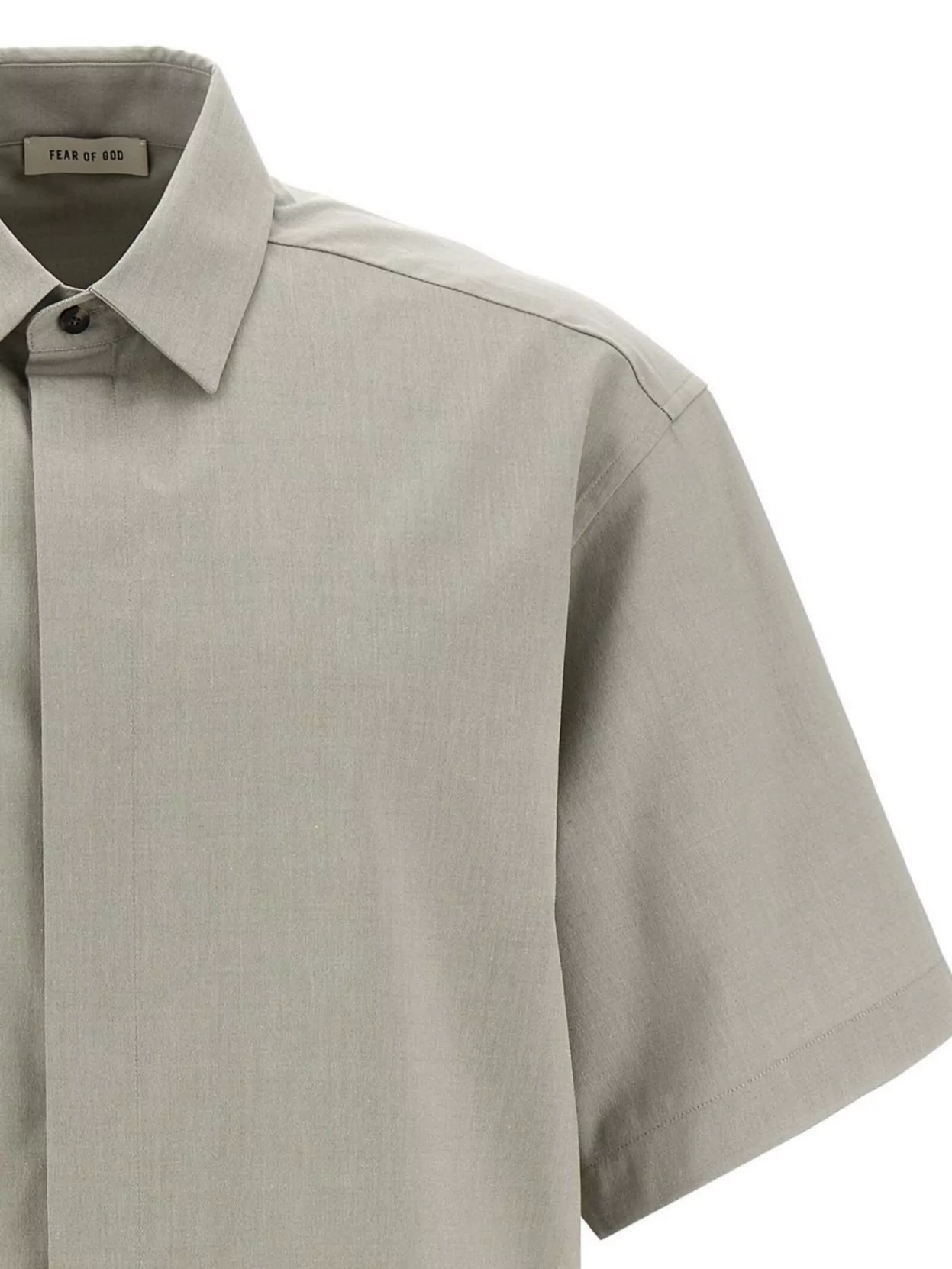 Fear Of God Tailored Shirt With Short Sleeves And Button-down Collar