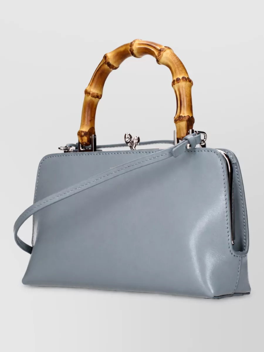 Jil Sander Goji Leather Clutch Bag