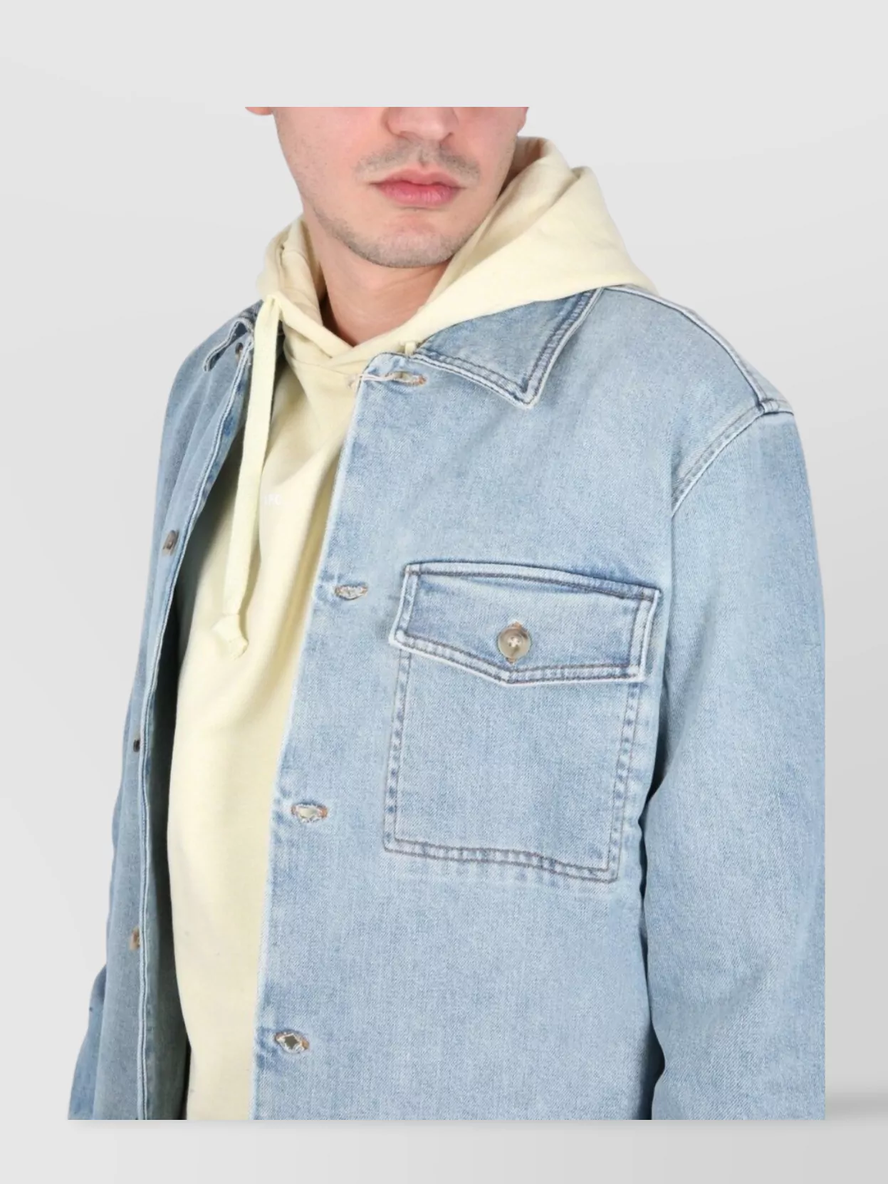 A.p.c. Hooded Sweatshirt With Kangaroo Pocket