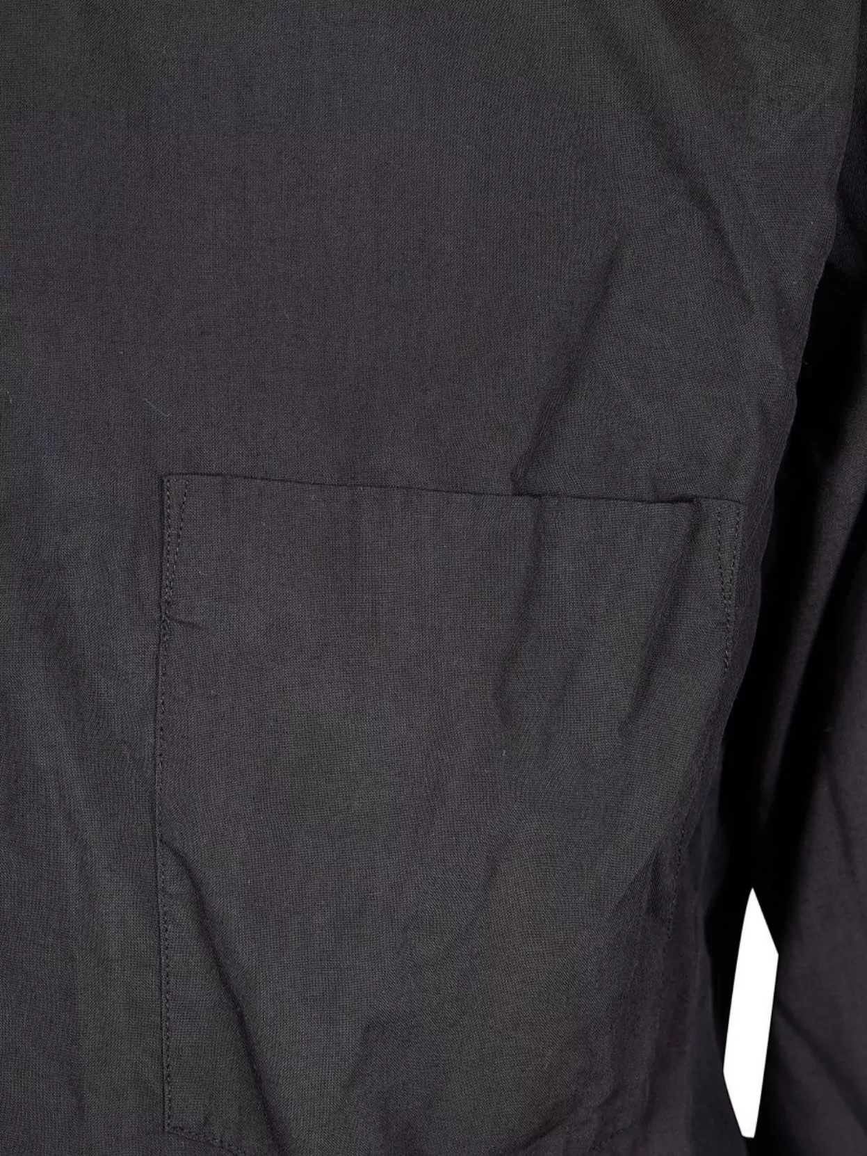 Comme Des Garçons Men's Button-Down Collar Longline Shirt With Chest Pocket
