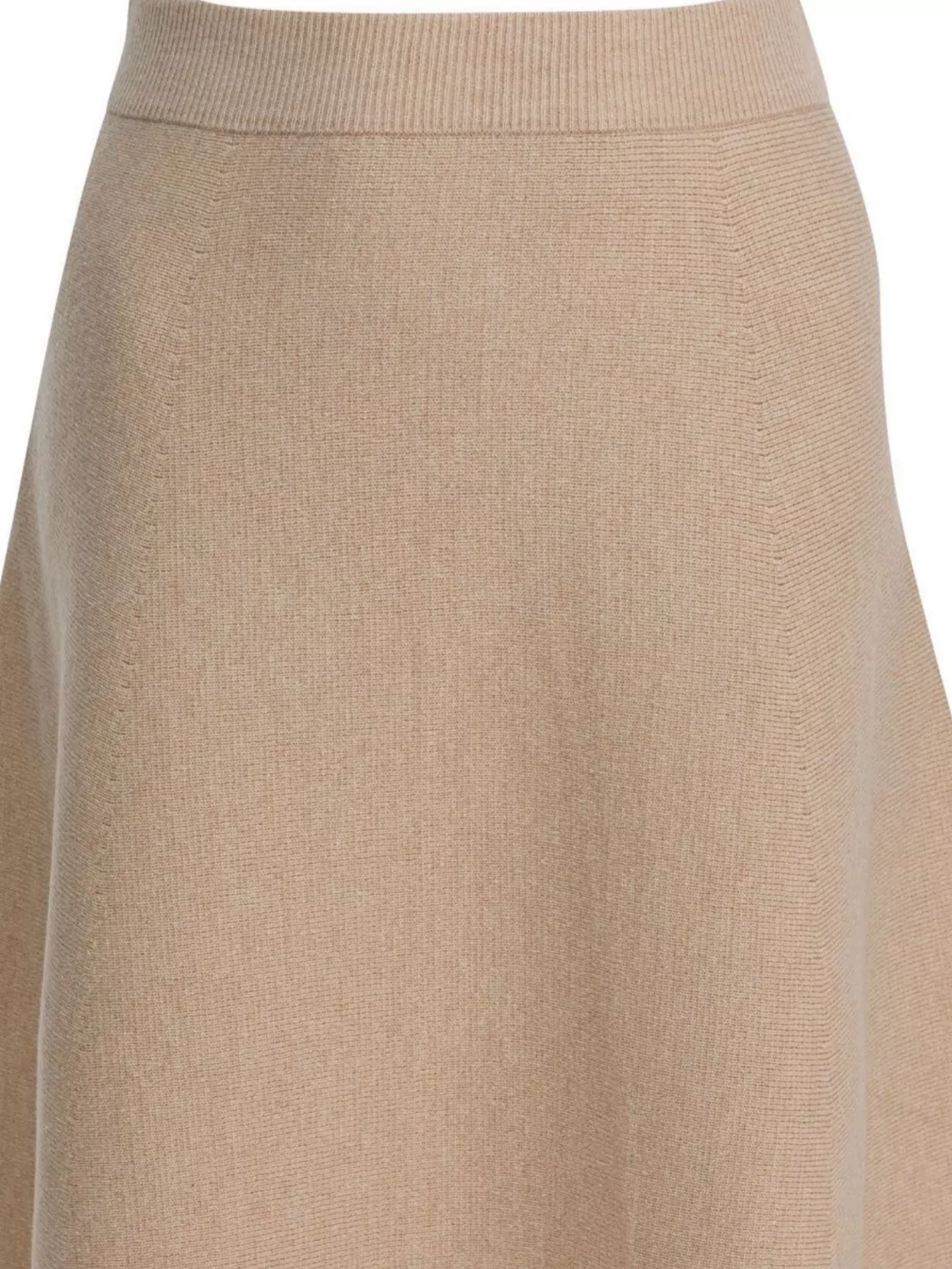 Max Mara Flared Skirt Made From Wool And Cashmere In Brown
