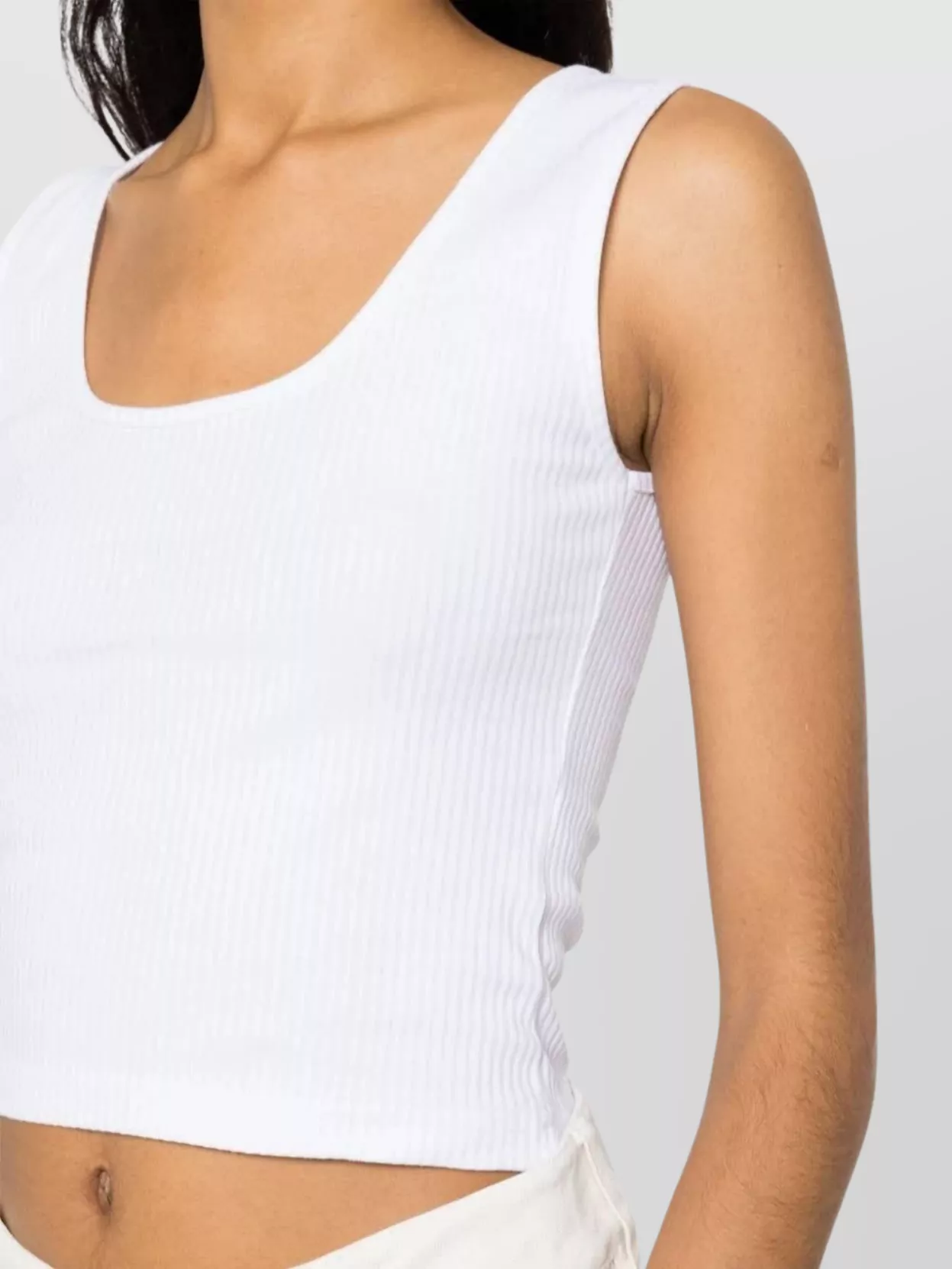 Gcds Sparkle Logo Crop Tank Top