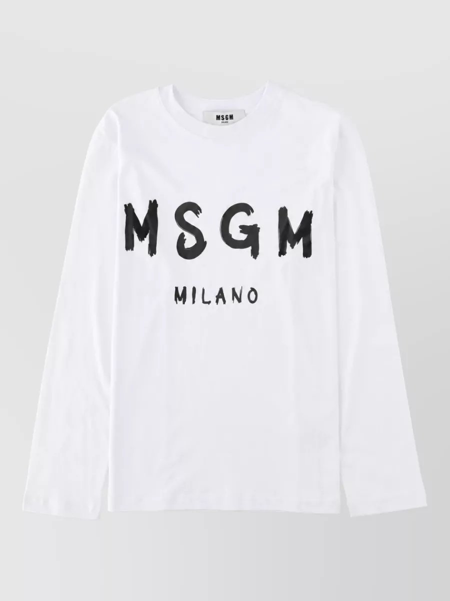 MSGM logo print t-shirt