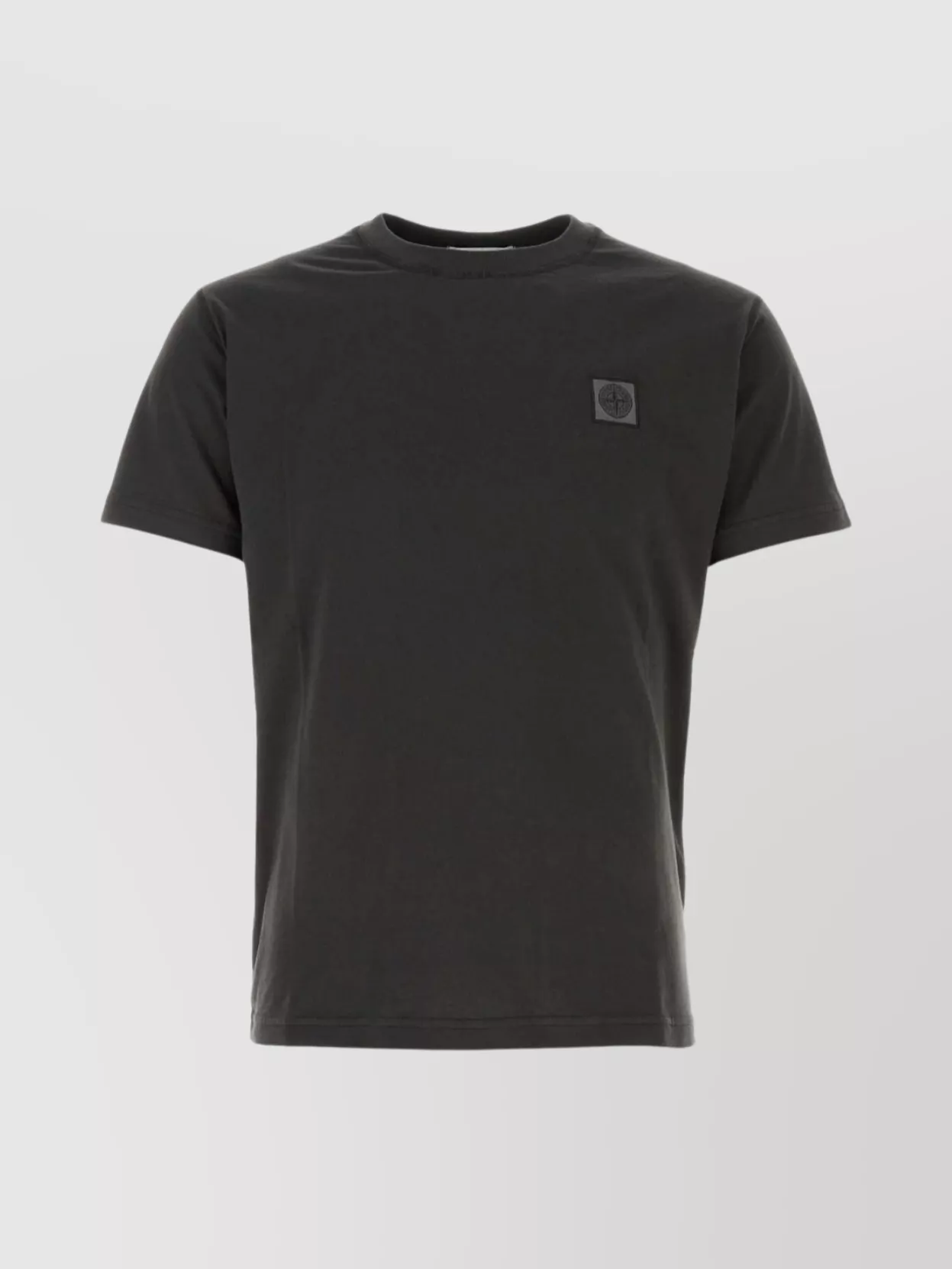 Shop Stone Island Versatile Crew Neck T-shirt In Black