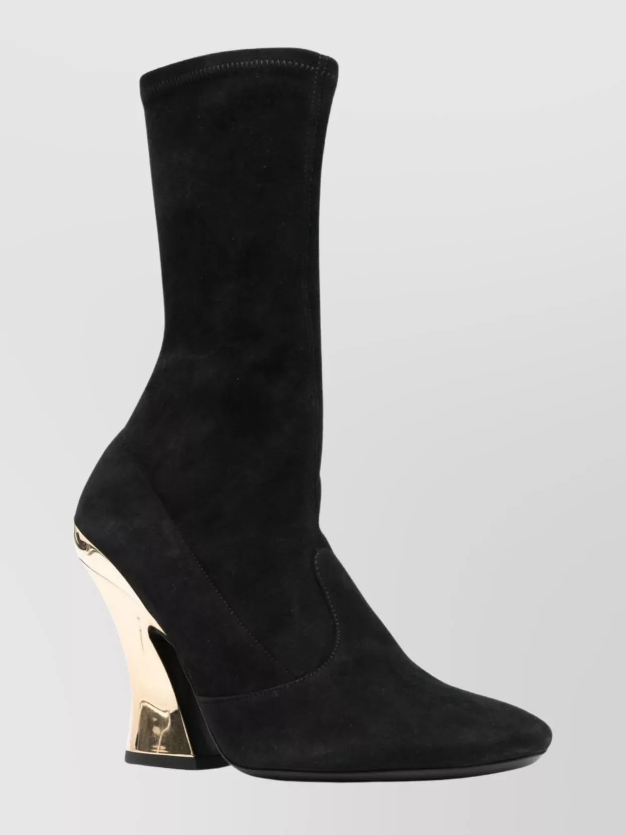 Givenchy Sculptural Heel Ankle Length Boots In Black