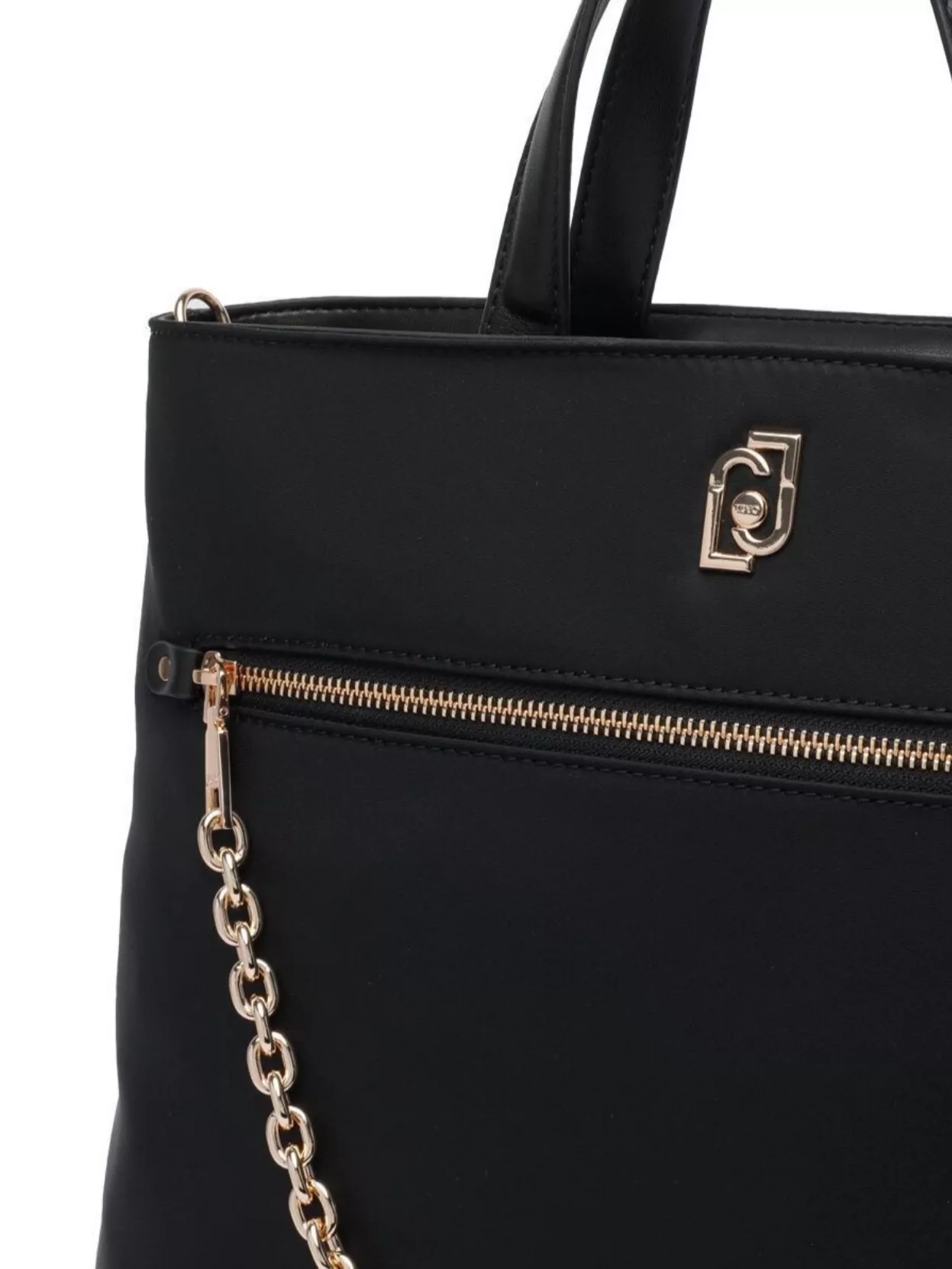 Liu •jo Chain Strap Cross-body Bag With Top Handles