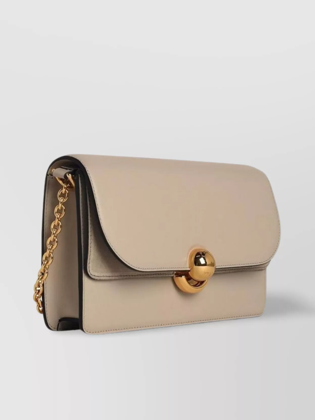 Shop Furla Leather Shoulder Bag Chain Strap