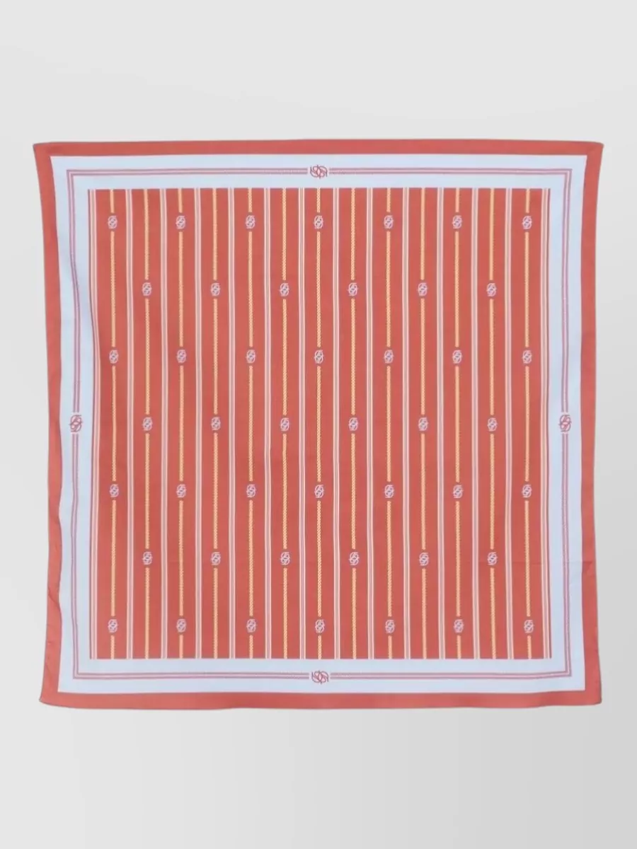 Drôle De Monsieur cotton printed scarf