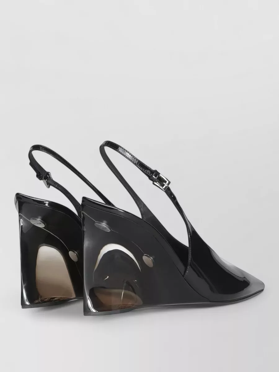 Alaïa Leather Slingback Mules