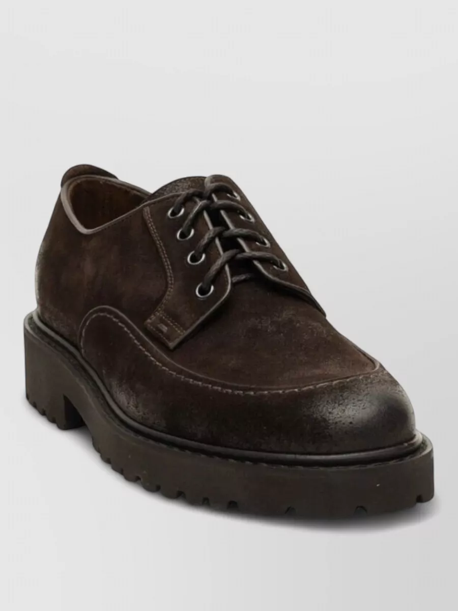 Doucal's leather derby shoes