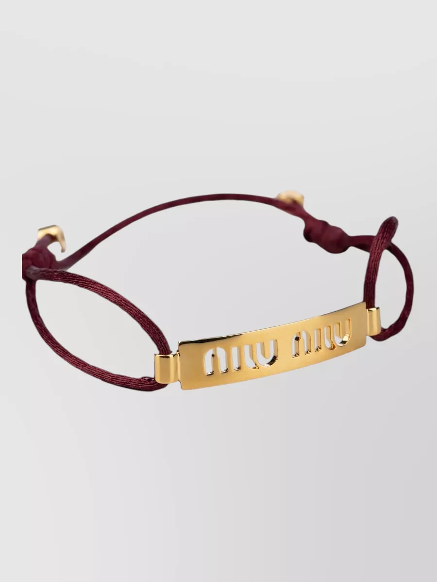 Miu Miu Brass Bracelet