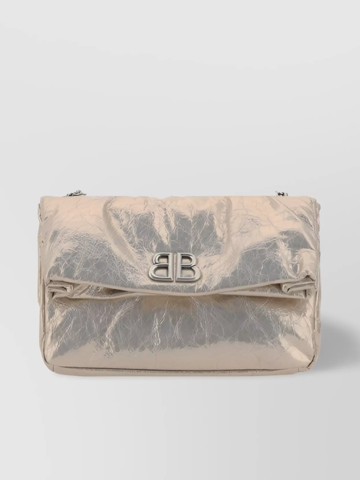 Shop Balenciaga Monaco Leather Shoulder Bag