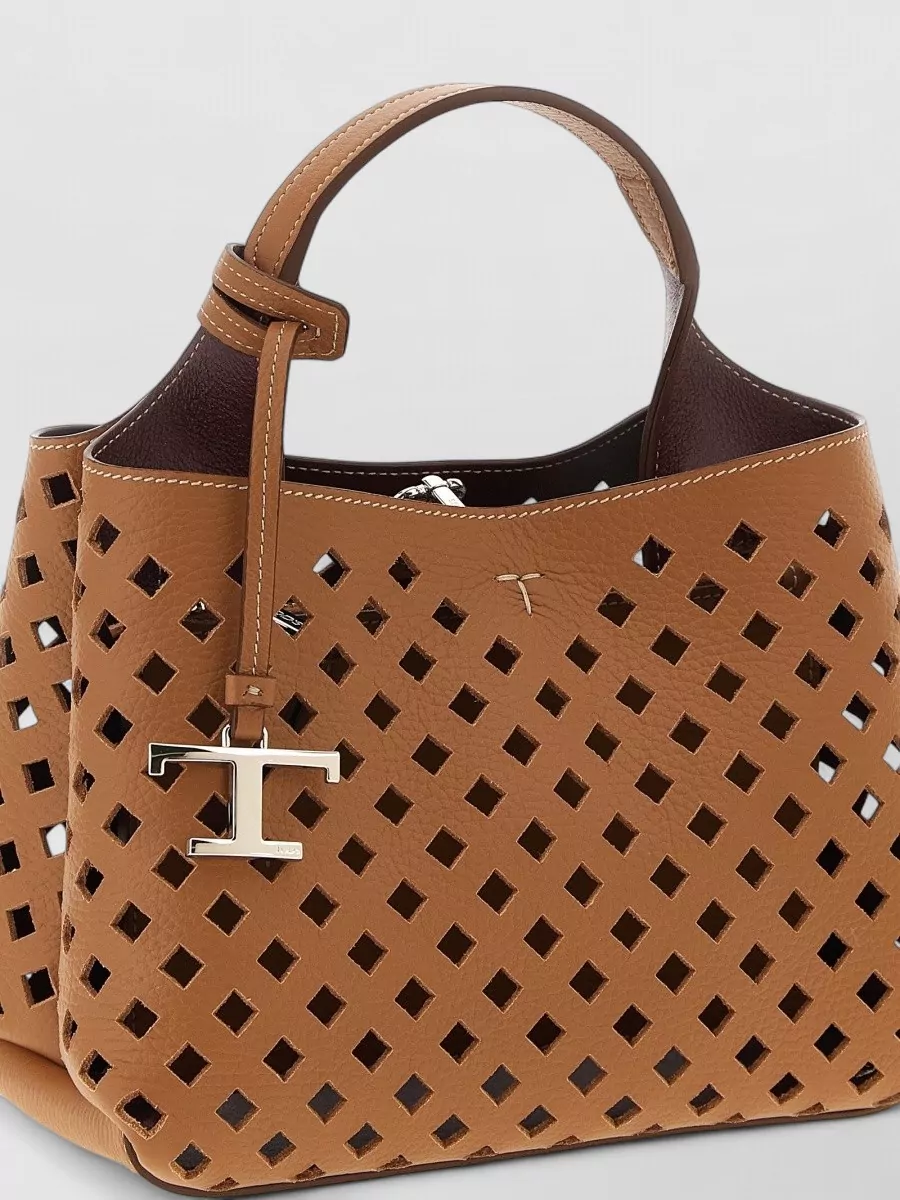 Tod's Apa Micro Crossbody Bag Cut Out Handle Strap