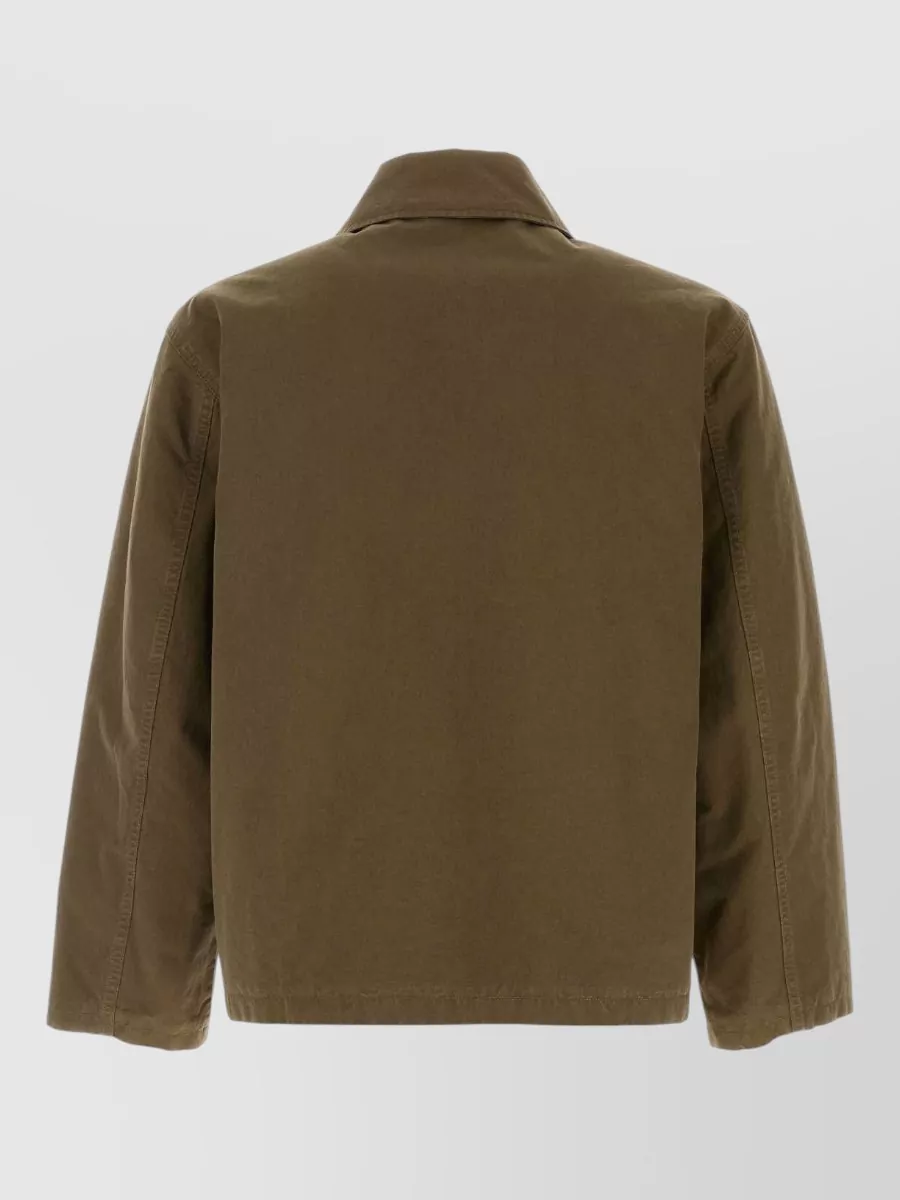 The Row Cotton Single-Breasted Coat