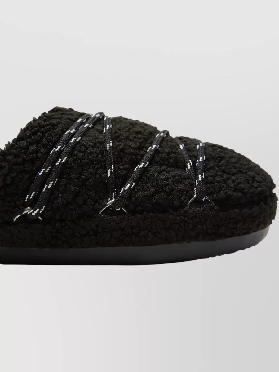 Moon Boot Shearling Slippers