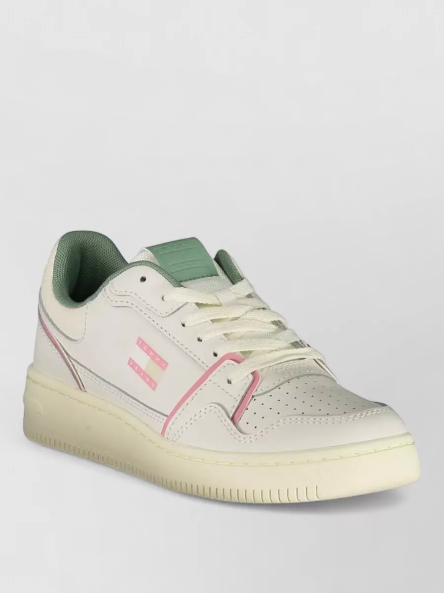 Tommy Hilfiger Leather Lace-Up Sneakers