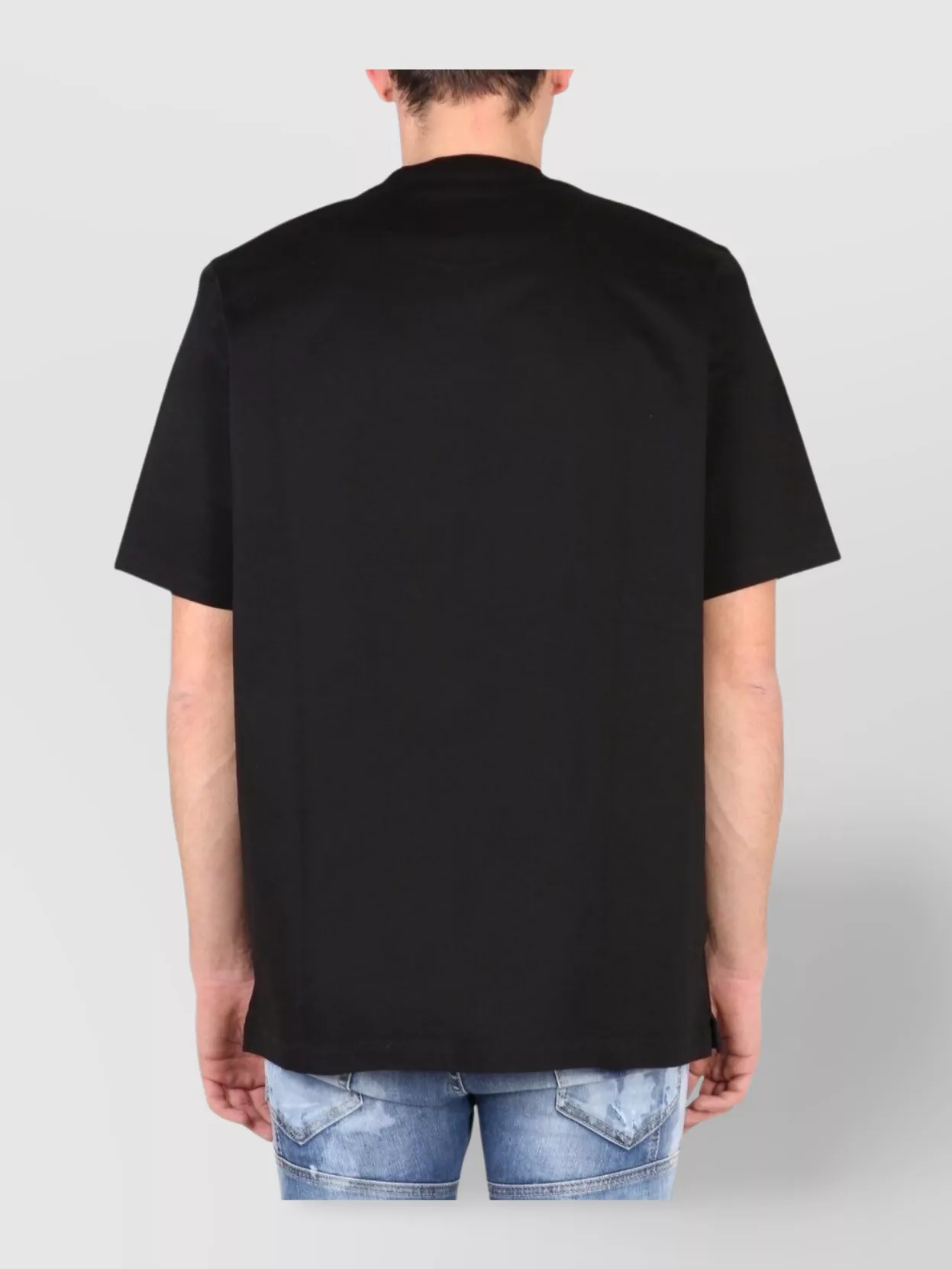 Dsquared2 Man T-shirt Black Size Xxl Cotton In Black