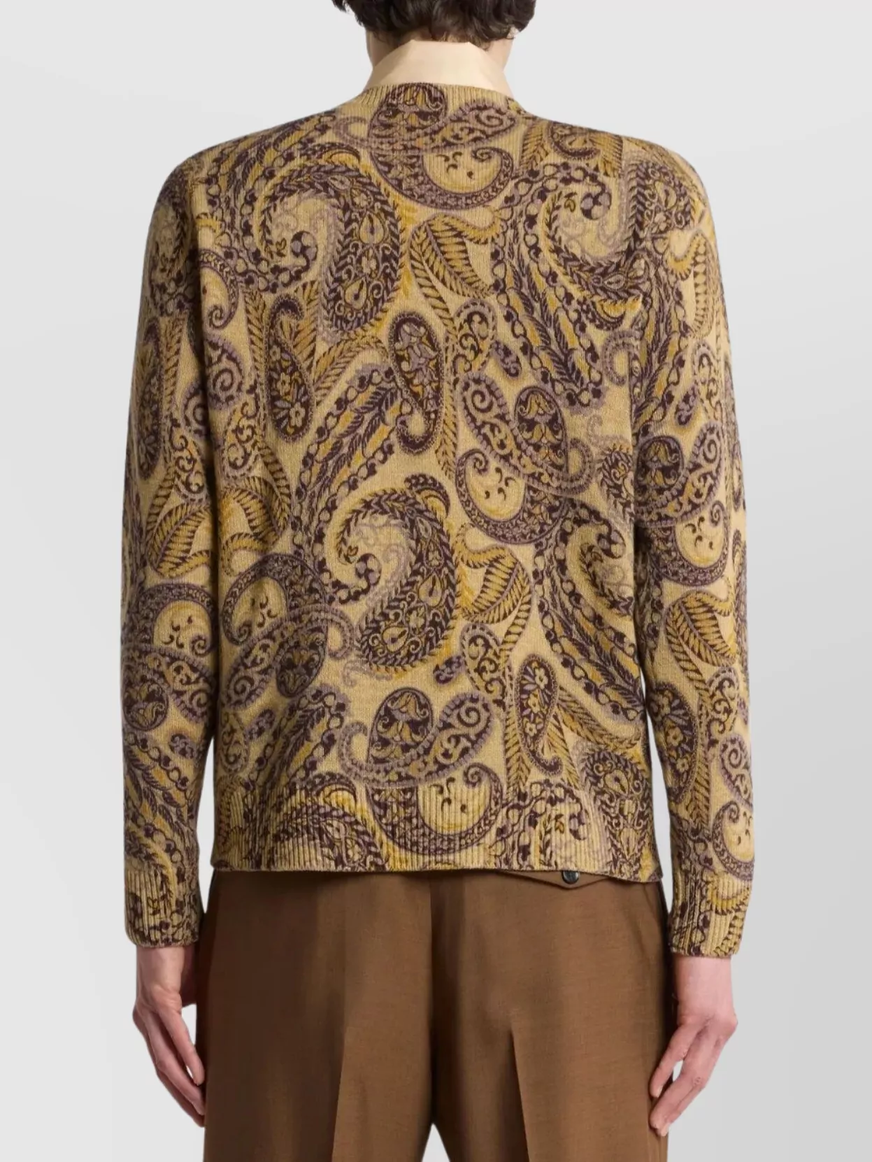 Etro Paisley Print Crewneck Knitwear