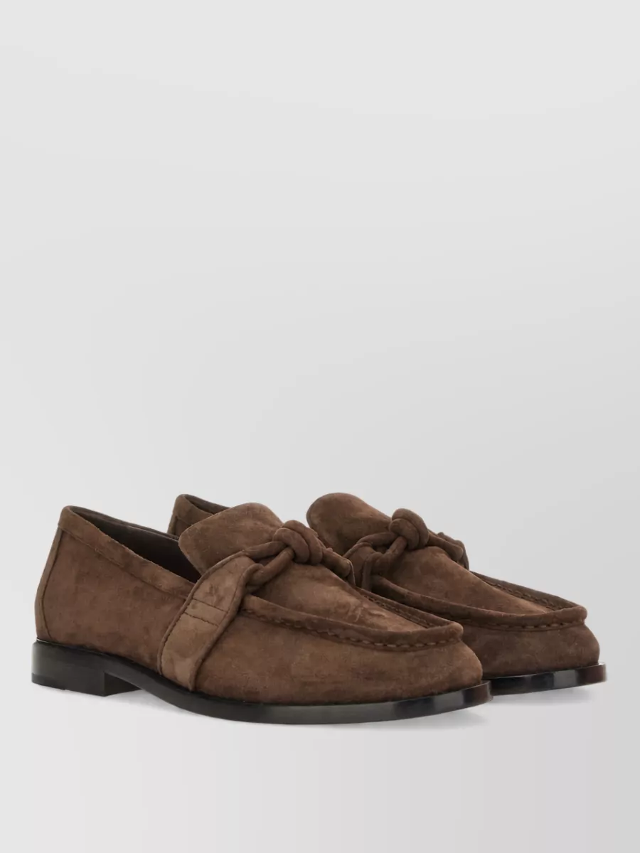 Bottega Veneta Astaire Knot Detail Loafer Mule Shoe