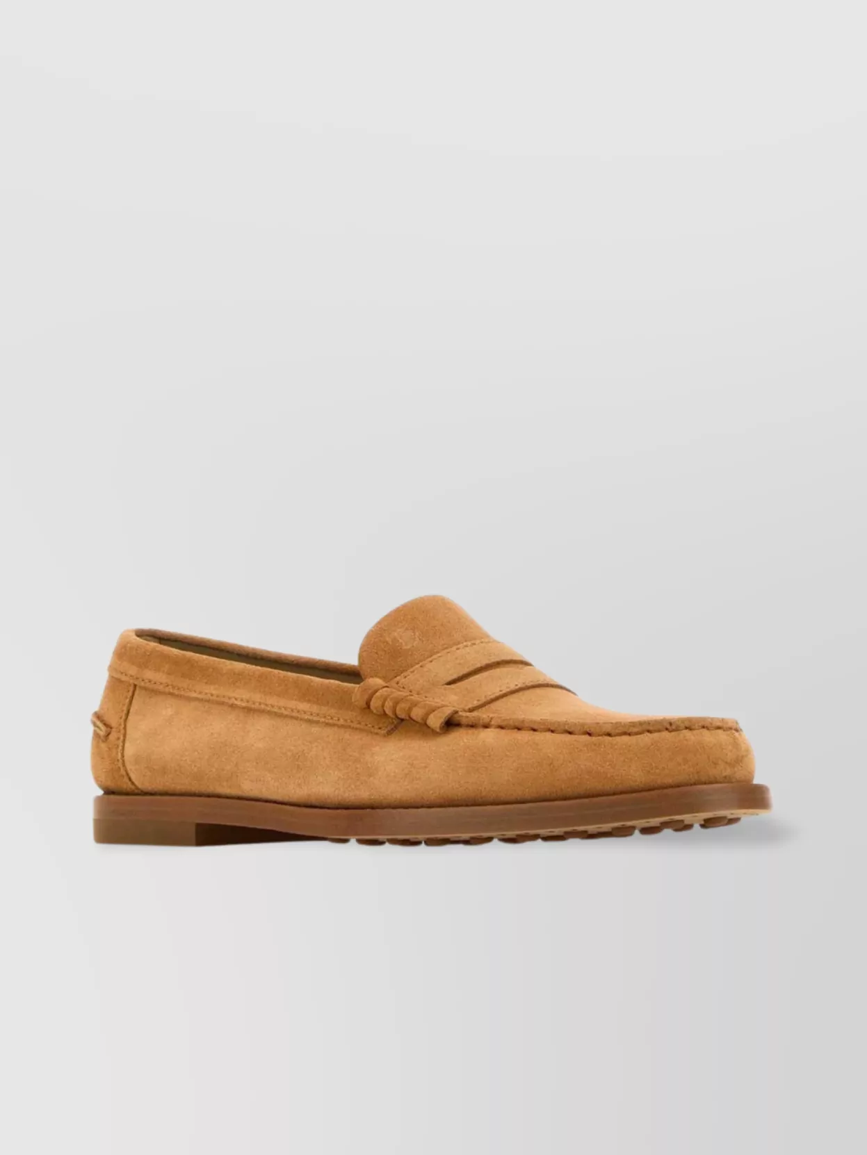 Tod's Suede Penny Strap Loafers