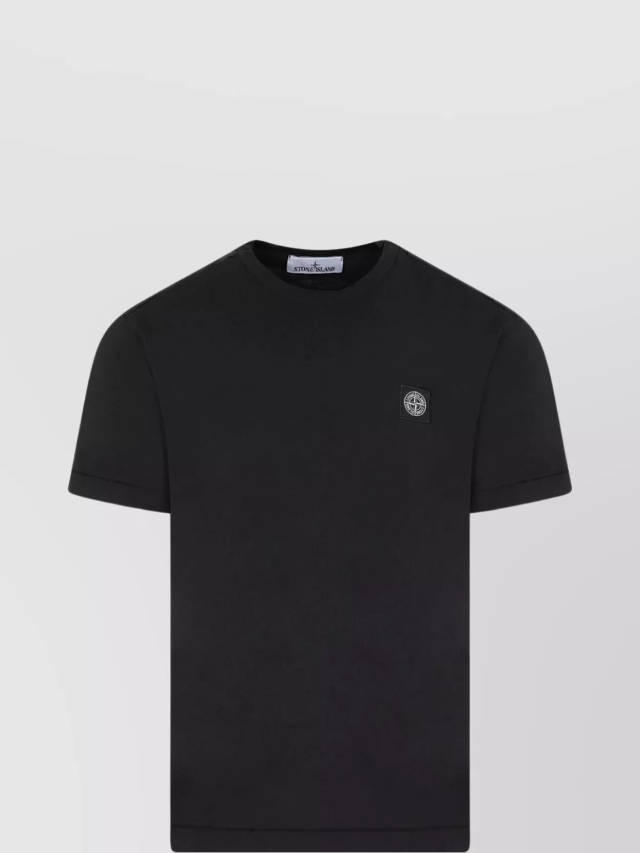 Stone Island Short-sleeved T-shirt With Compass Logo Patch
