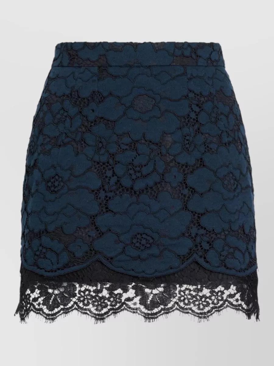 Patou midi fitted skirt