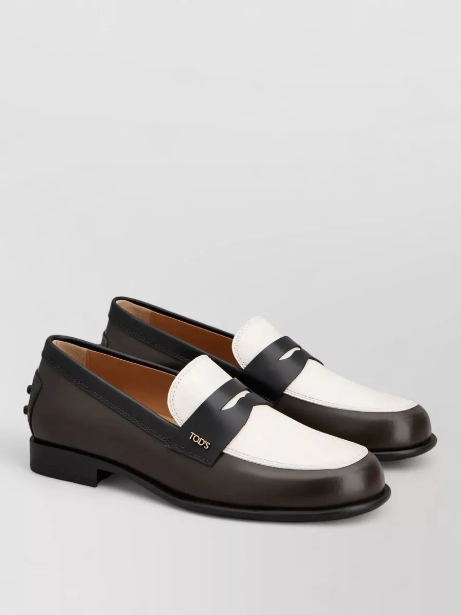 Tod's leather penny loafers