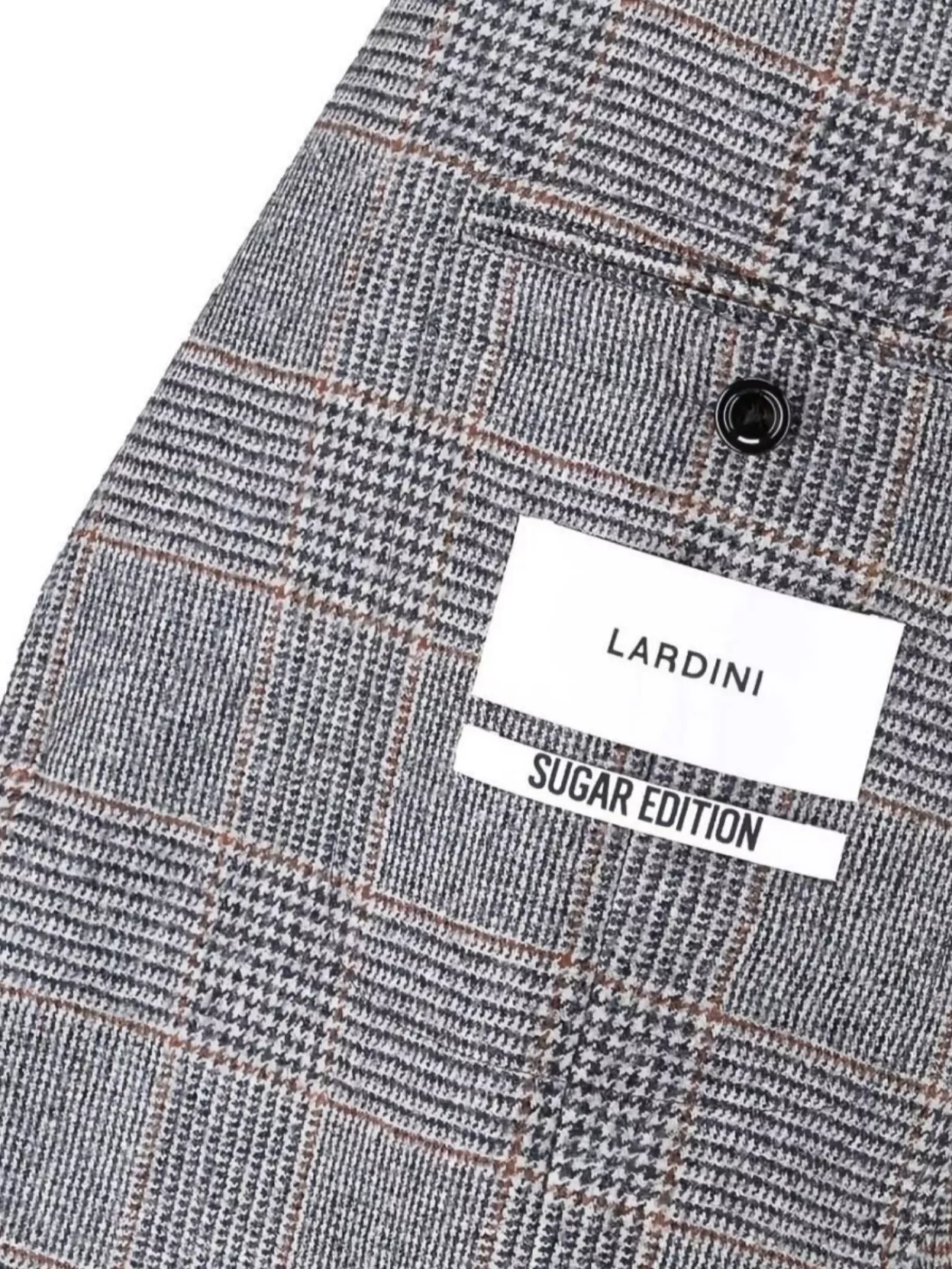 Lardini Notch Lapel Single-Breasted Check Jacket