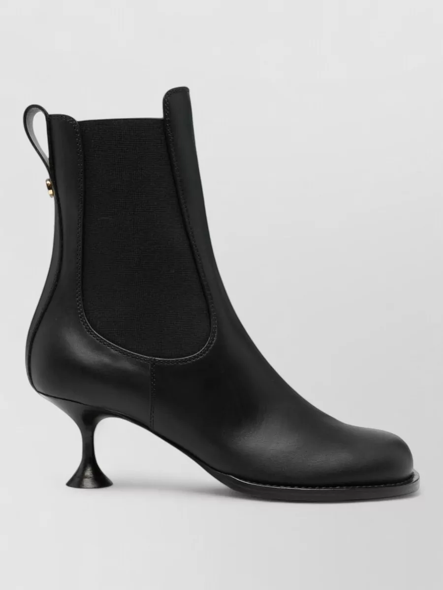 Sergio Rossi leather lace-up boots