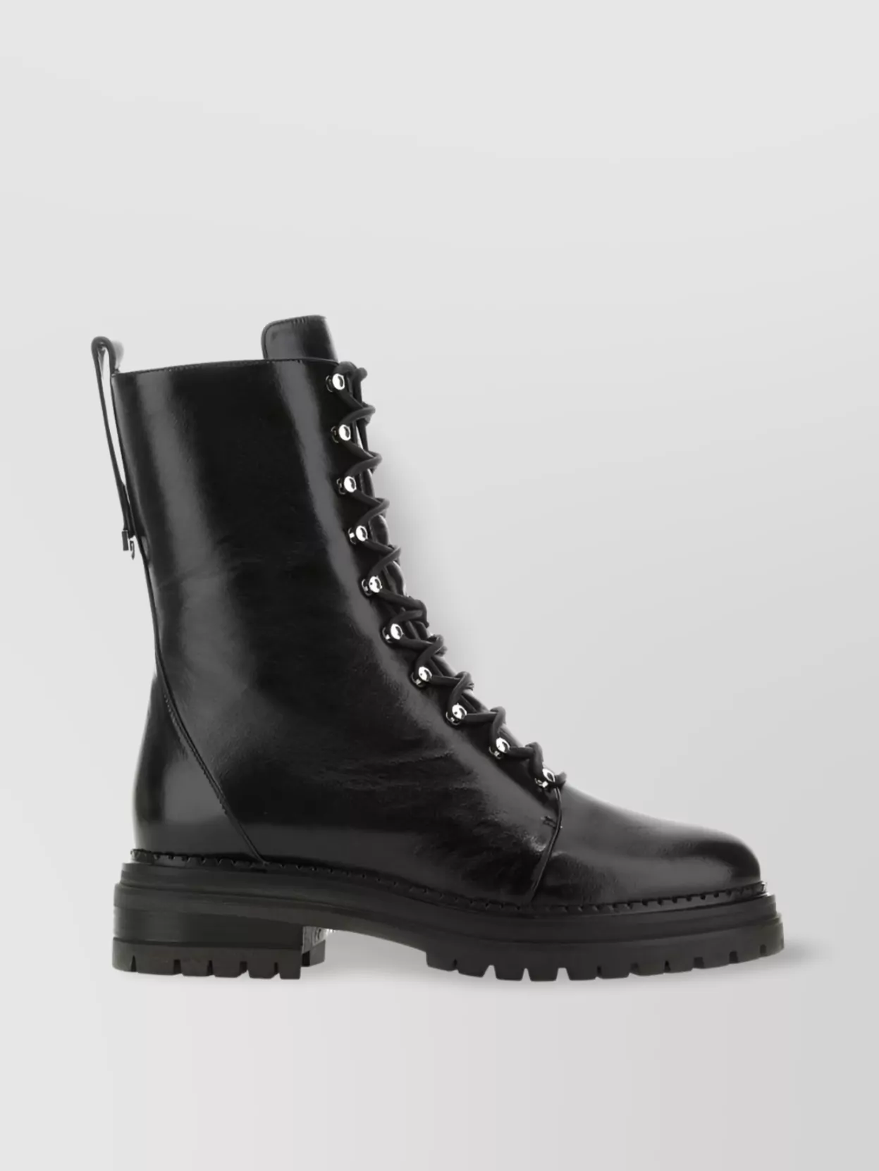 Shop Sergio Rossi Chunky Treaded Sole Boots In Black