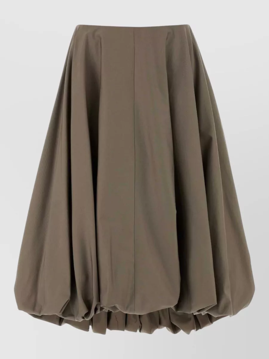 Balenciaga Cotton Gabardine Skirt