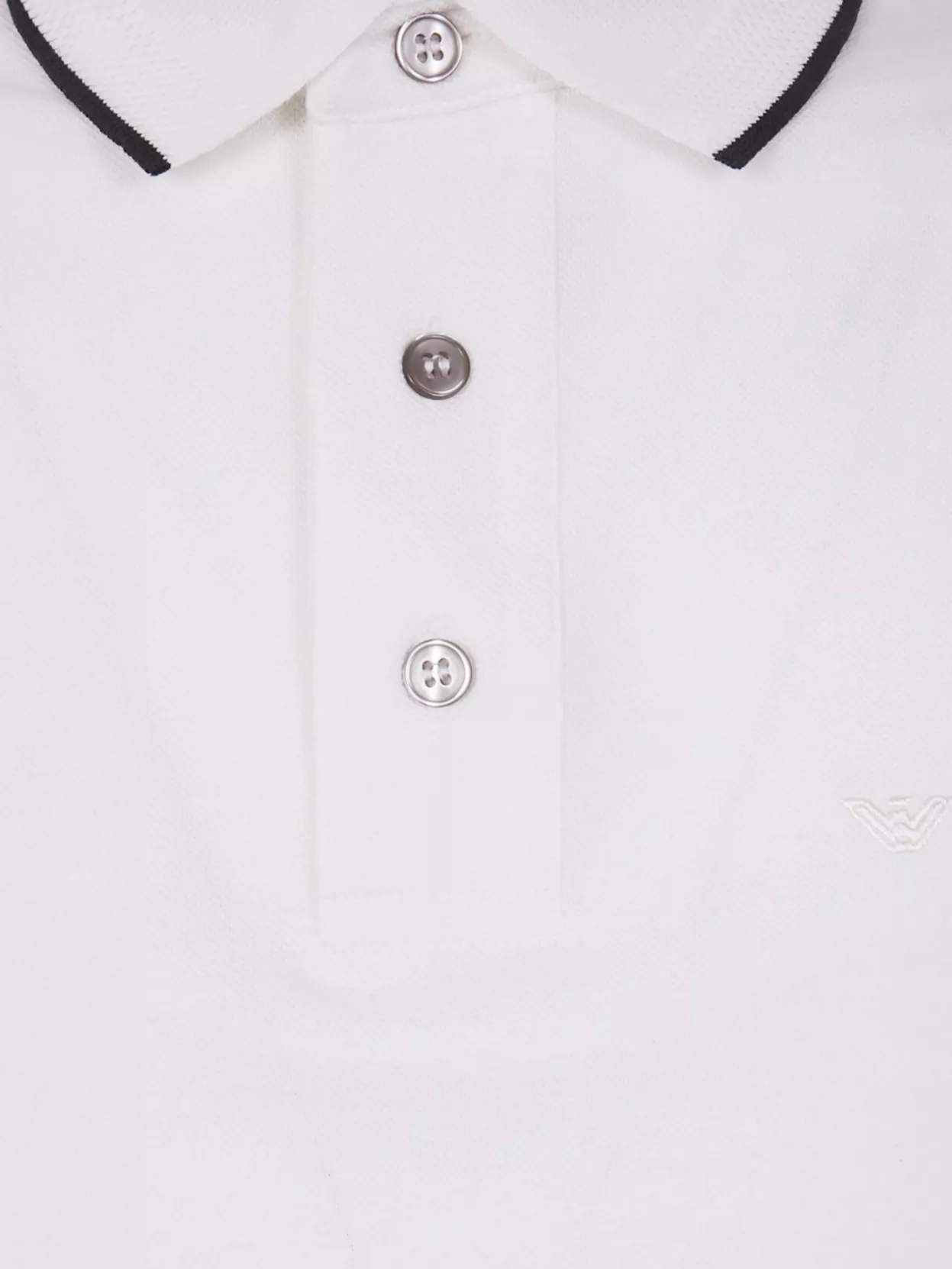 Emporio Armani Trimmed Collar Polo Shirt