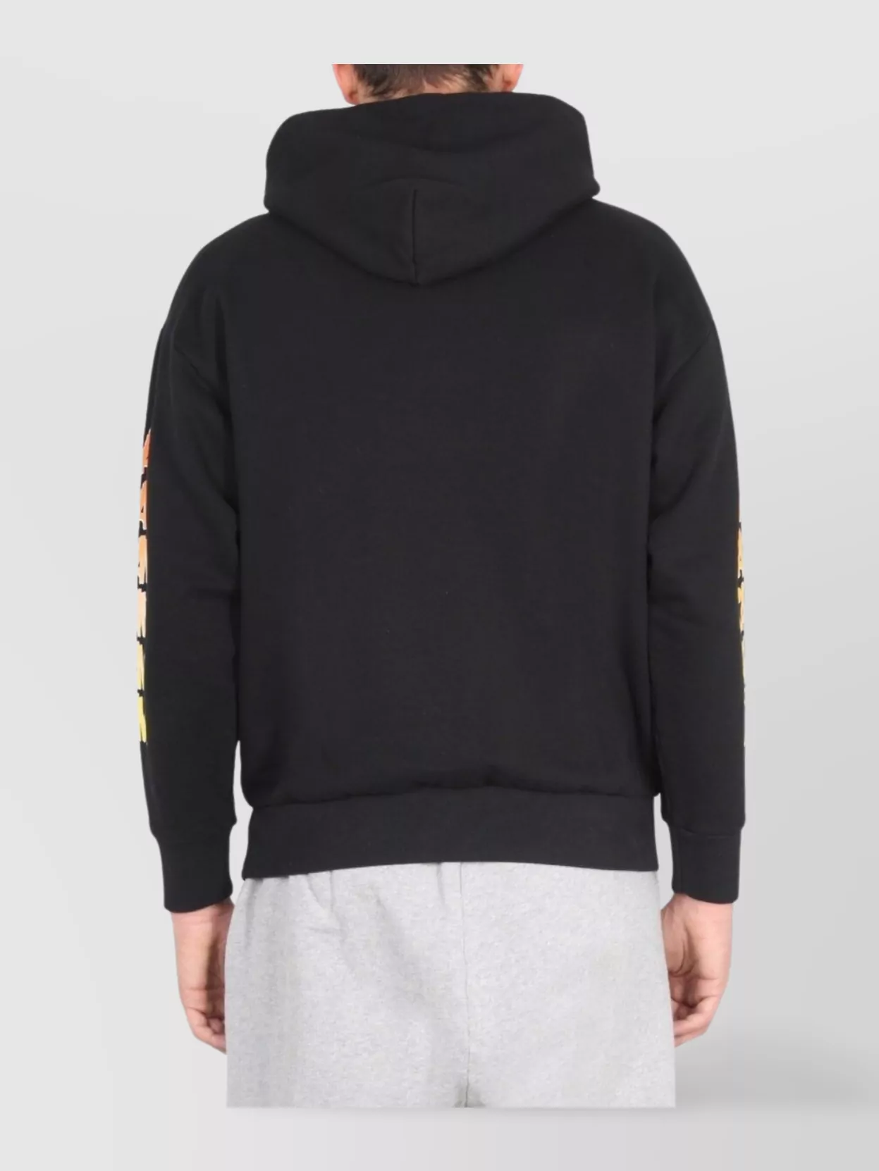 Aries Logo Print Hooded Sweatshirt