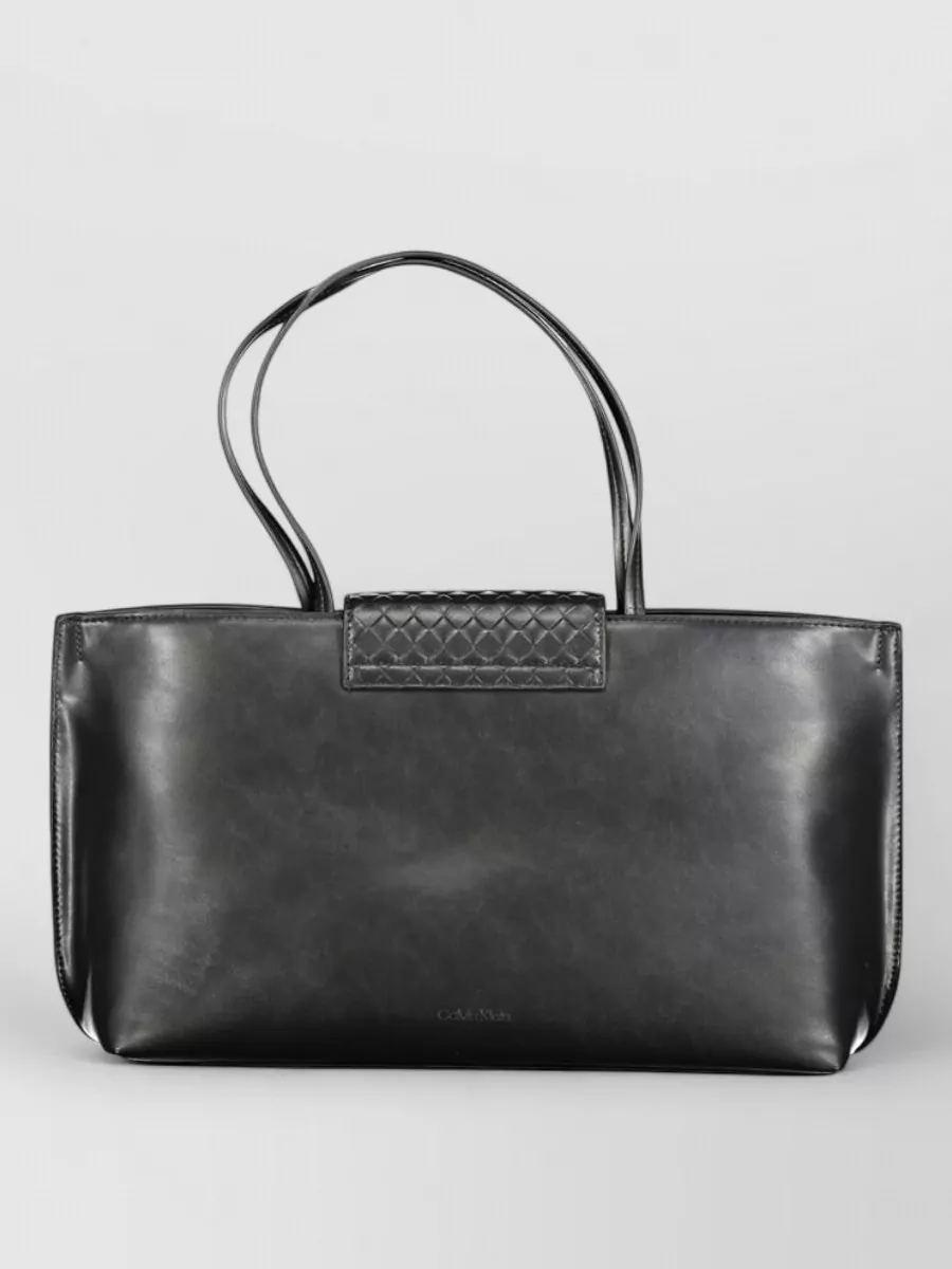 Calvin Klein Woven Detail Tote Bag
