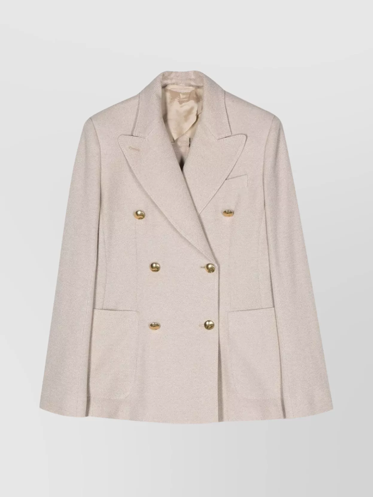 Max Mara Linen Blend Single-breasted Jacket