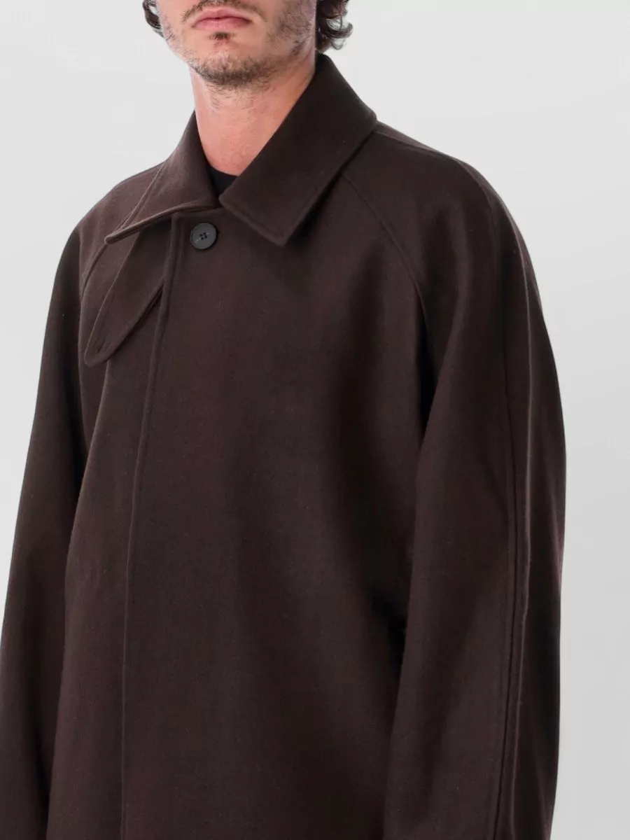 Studio Nicholson Wool Single Breasted Coat