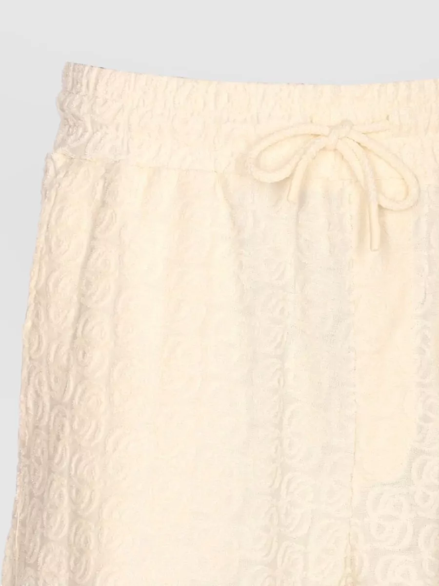 Drôle De Monsieur Cotton Drawstring Tailored Shorts