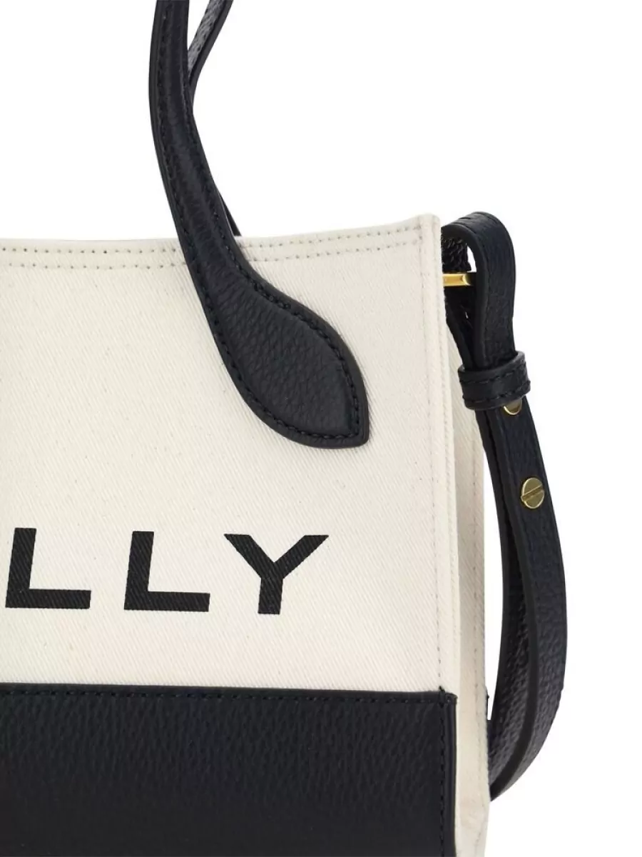 Bally Pennant Mini Leather Tote Bag
