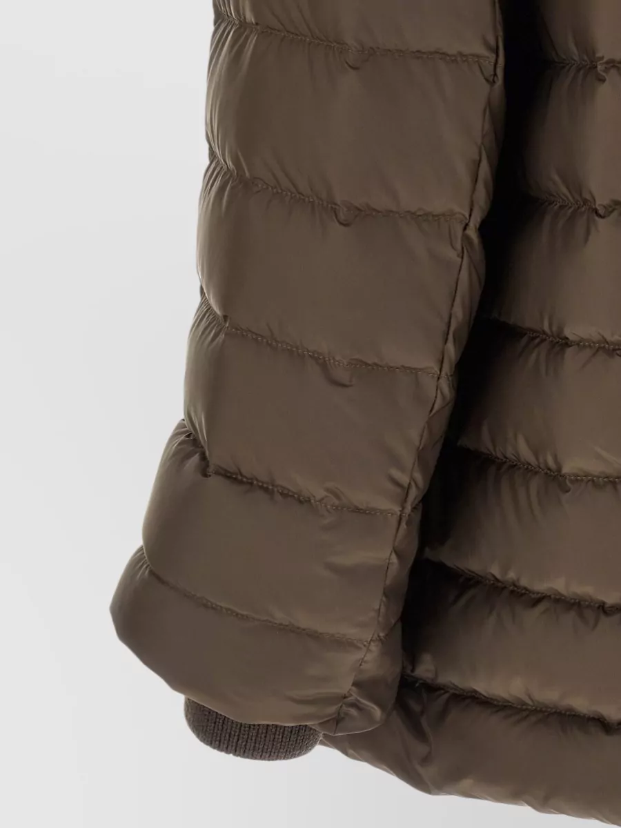 Rick Owens Down Quilted High-Neck Puffer Jacket