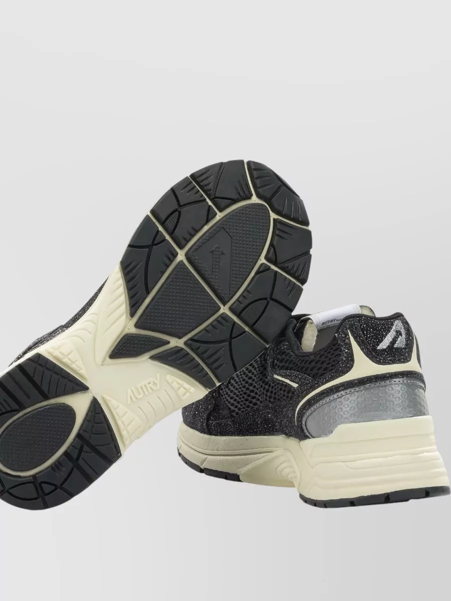 Autry Hyperway Mesh Sneakers Reflective Accents Rubber Sole