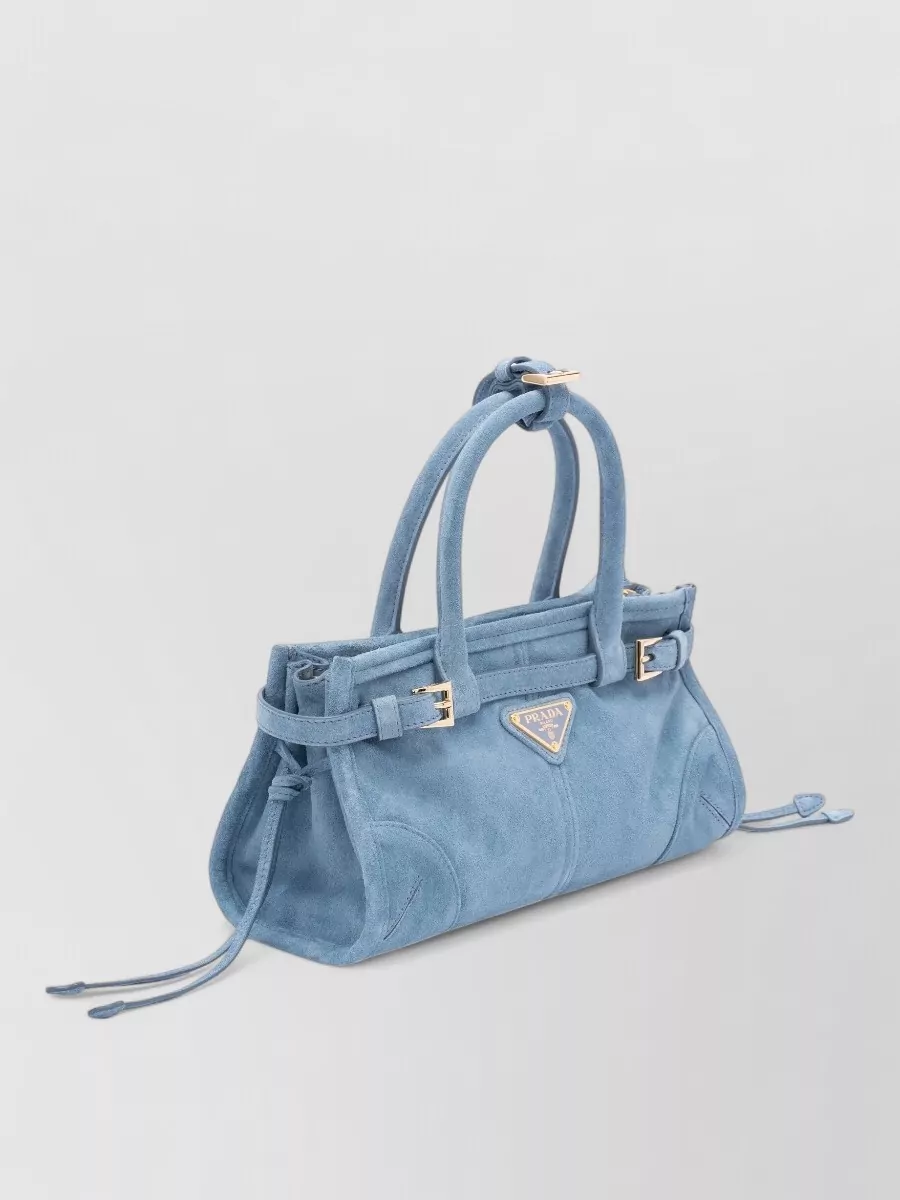 Prada Bonnie Mini Suede Leather Shoulder Bag