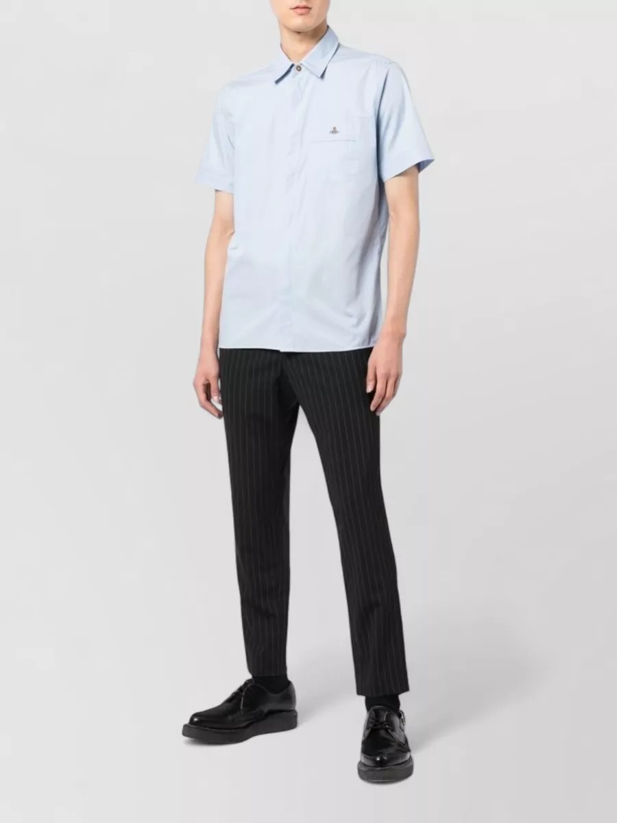 Vivienne Westwood Short Sleeve Shirt Button Down Collar Pocket