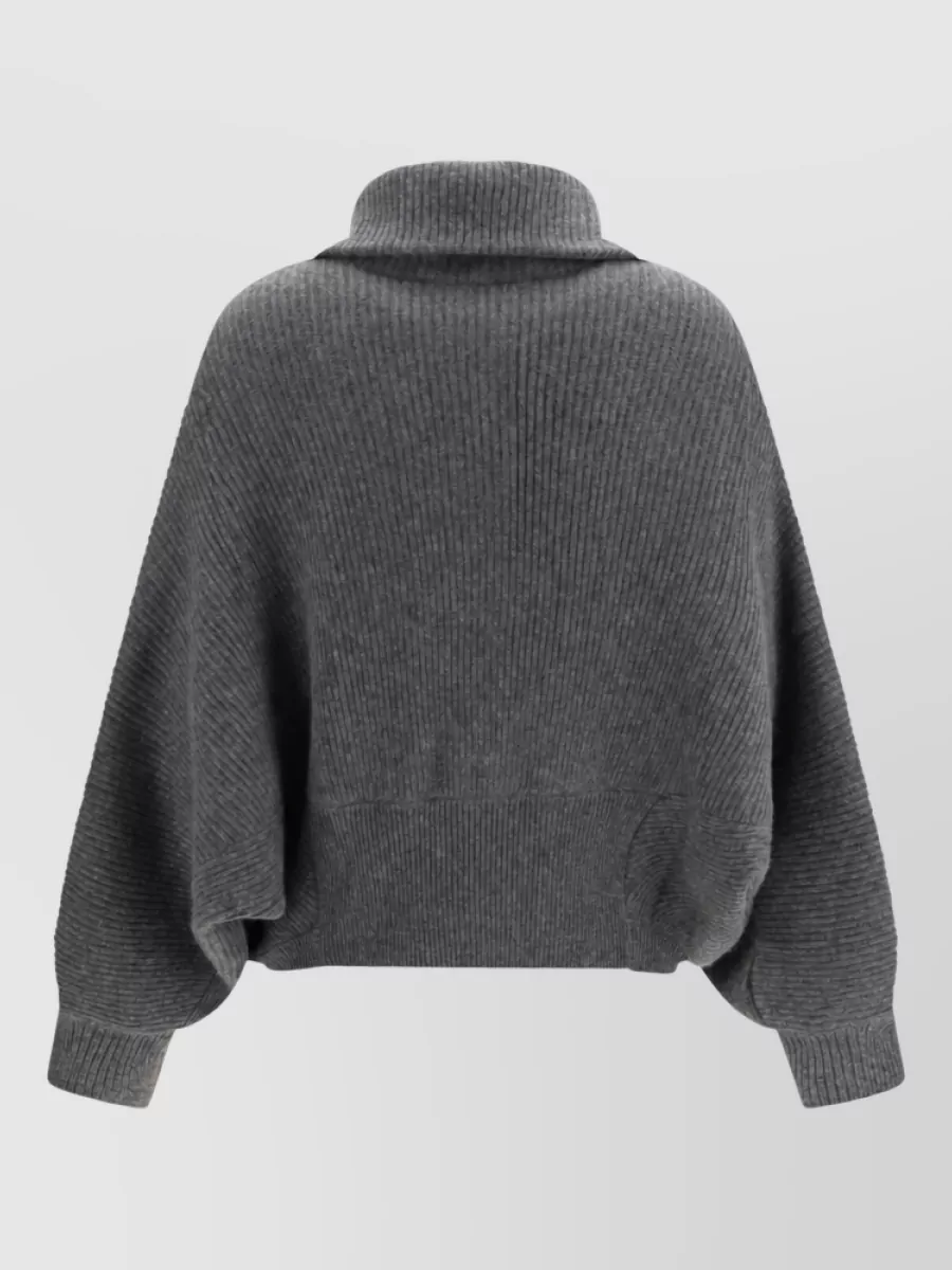 Brunello Cucinelli Cashmere High Neck Cardigan