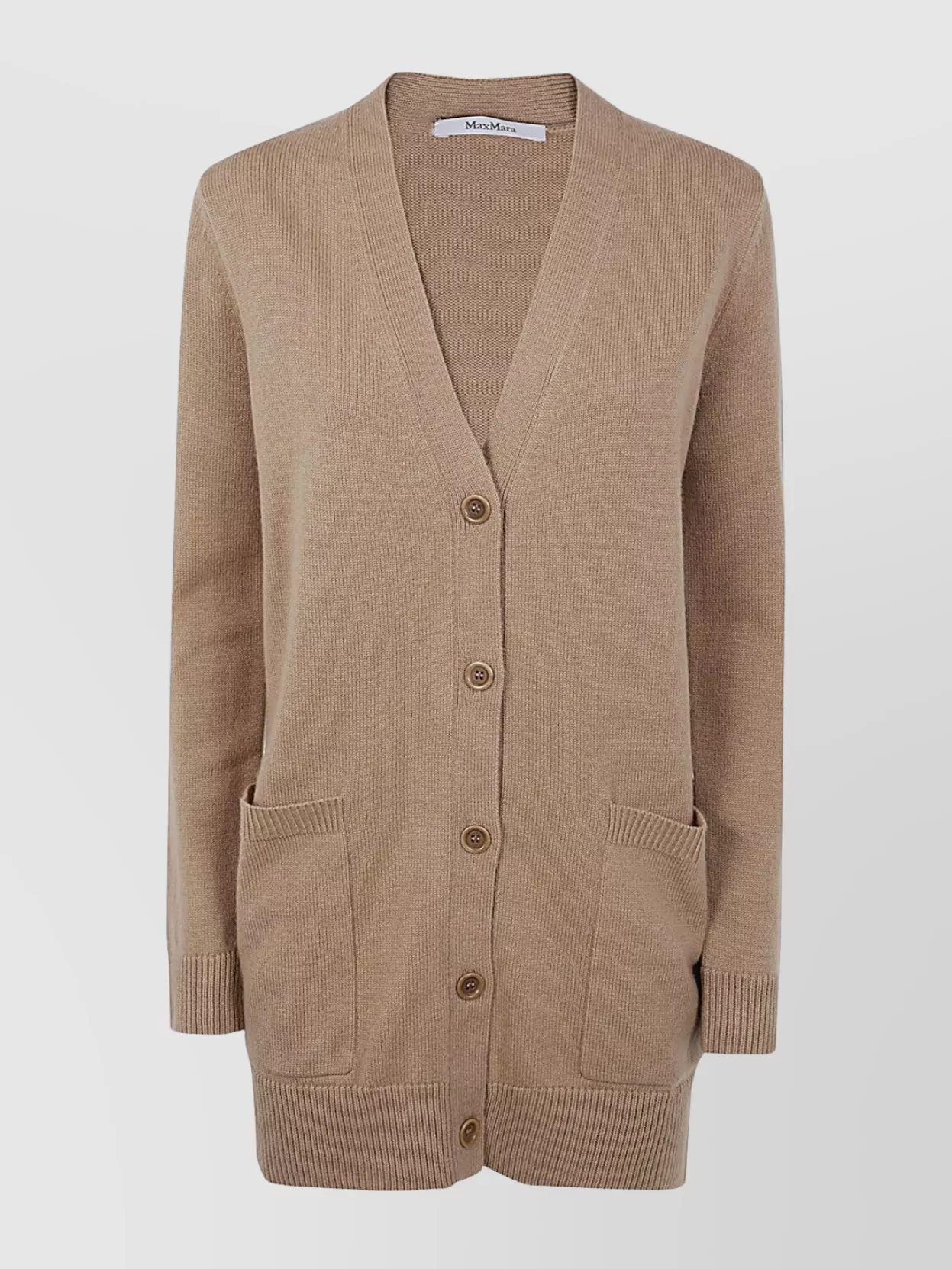 Max Mara Front Pocket Shirt Featuring Sequin Detail In Brown