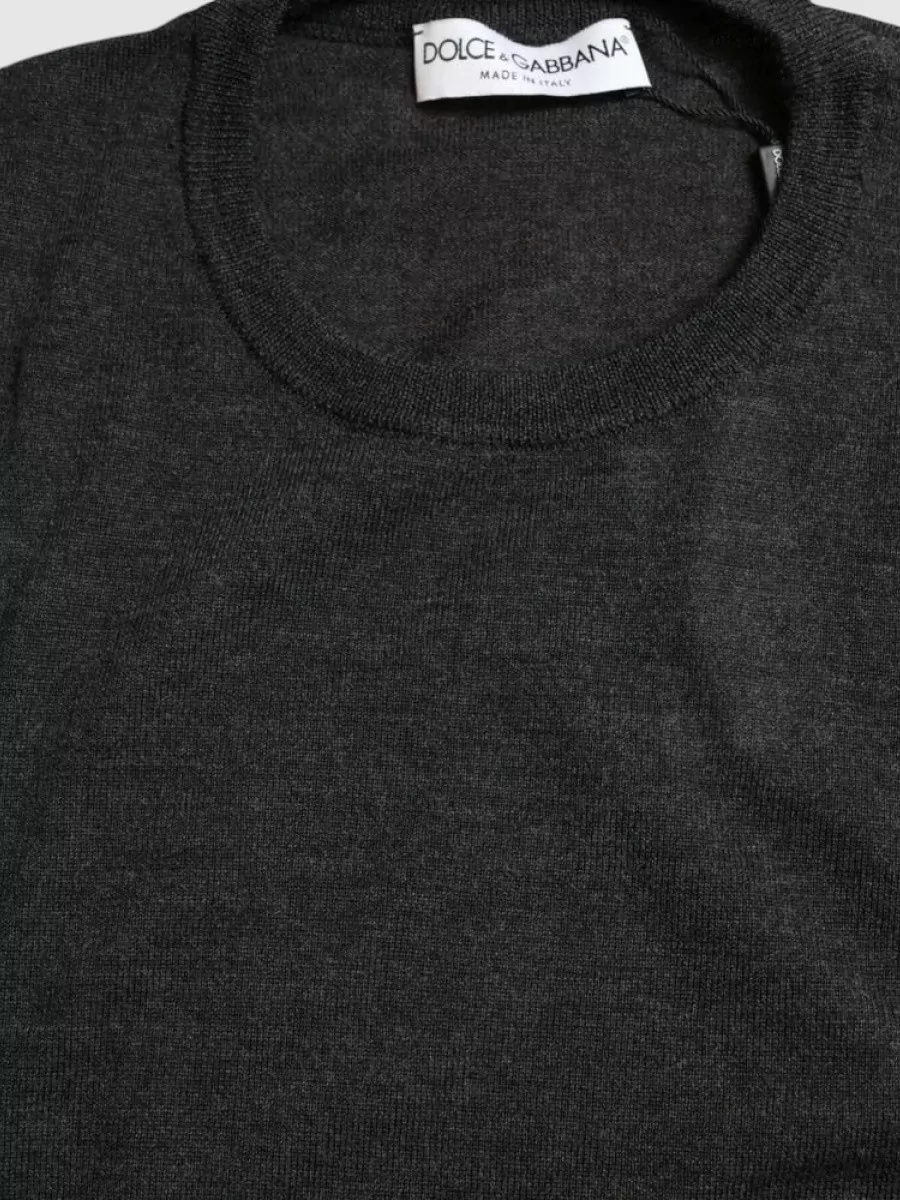 Dolce&Gabbana Wool Crew Neck Sweater