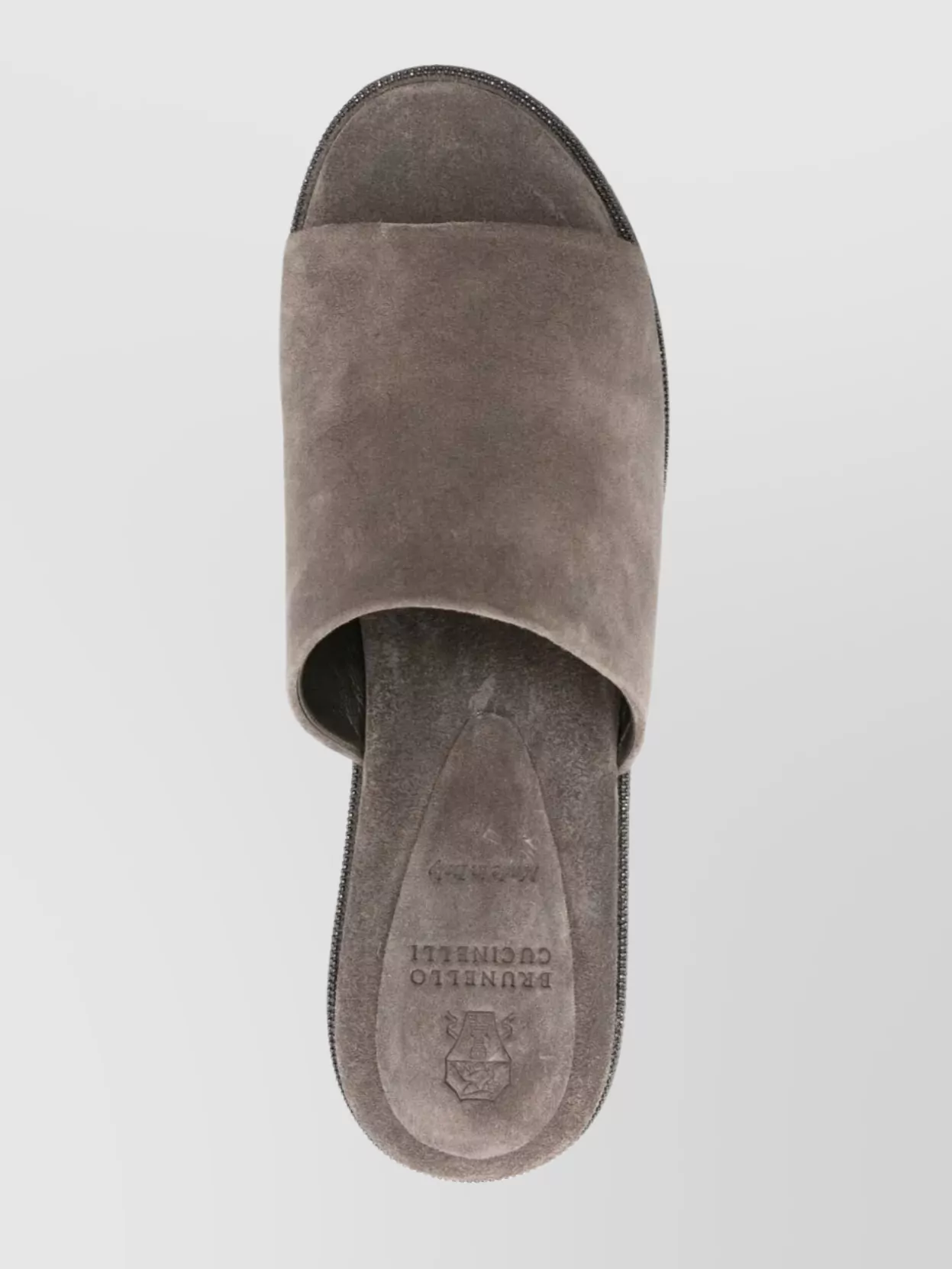 Brunello Cucinelli Platform Wedge Suede Mule