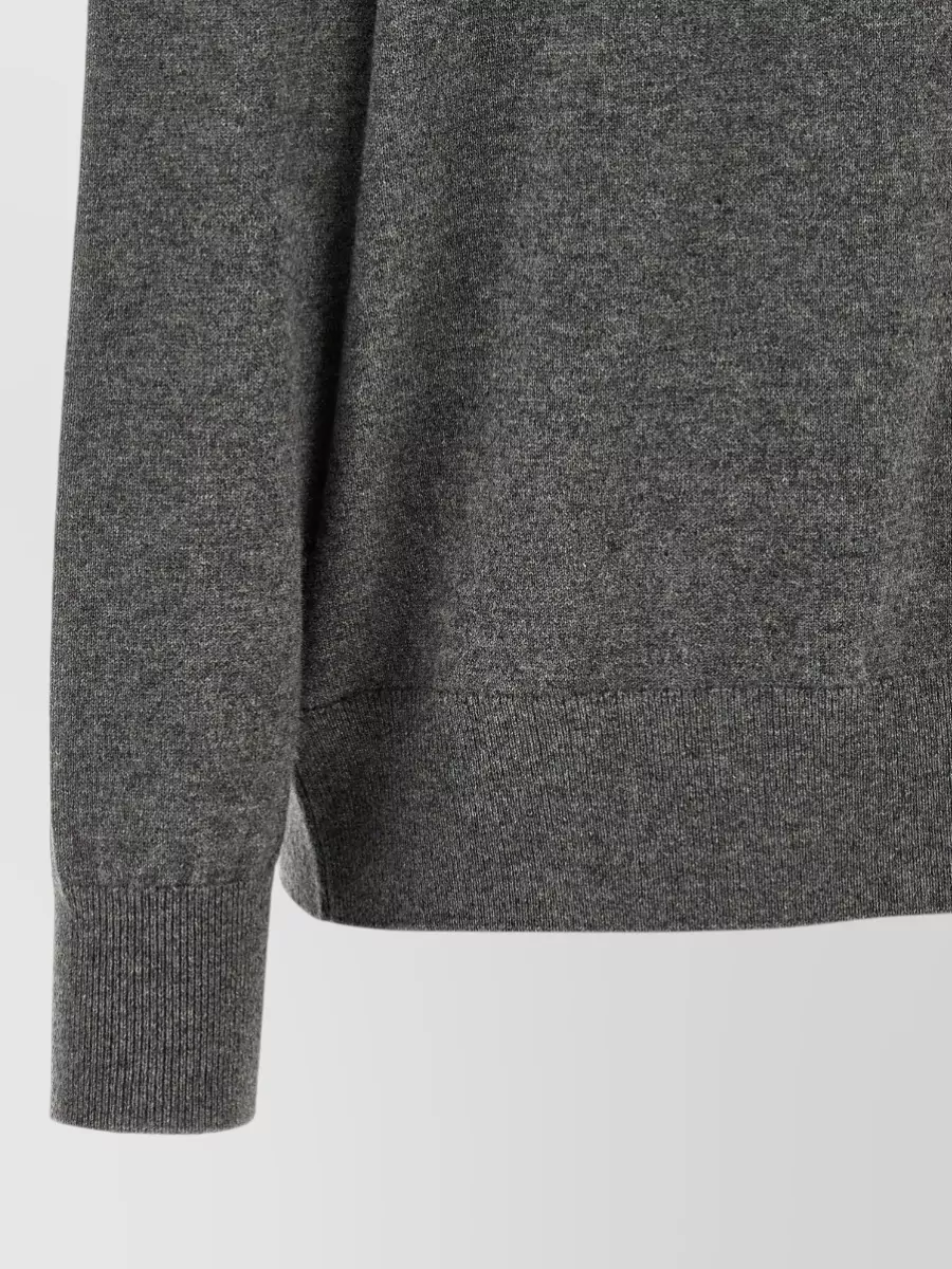 Dries Van Noten Cashmere V-Neck Ribbed Sweater